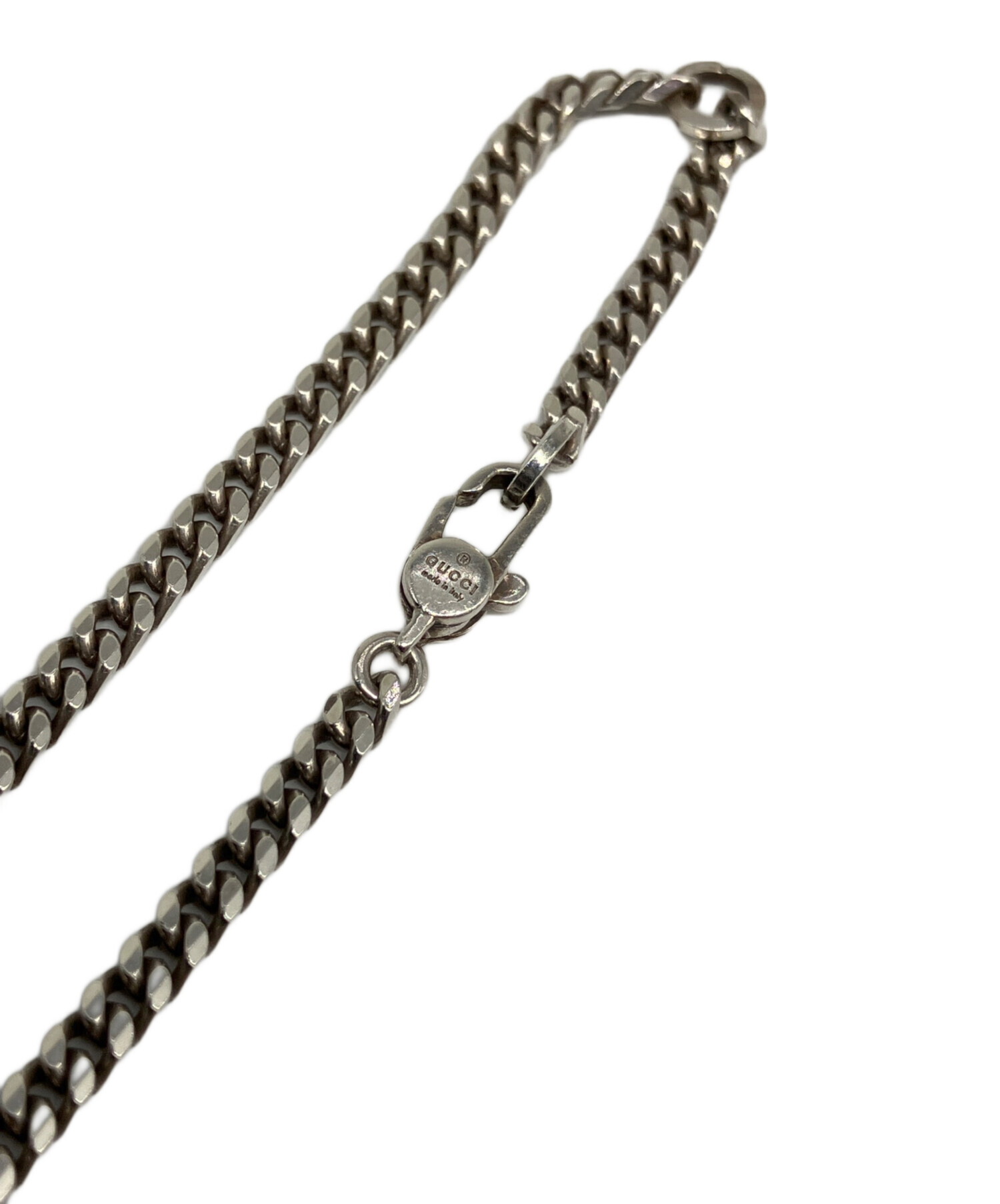 セール‼️【正規品】未使用に近い‼️GUCCI ネックレス 中古・古着通販】GUCCI (グッチ) ネックレス シルバー｜ブランド・古着