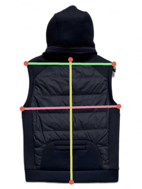 中古・古着通販】muta MARINE (ムータマリン) 切替ダウンベスト