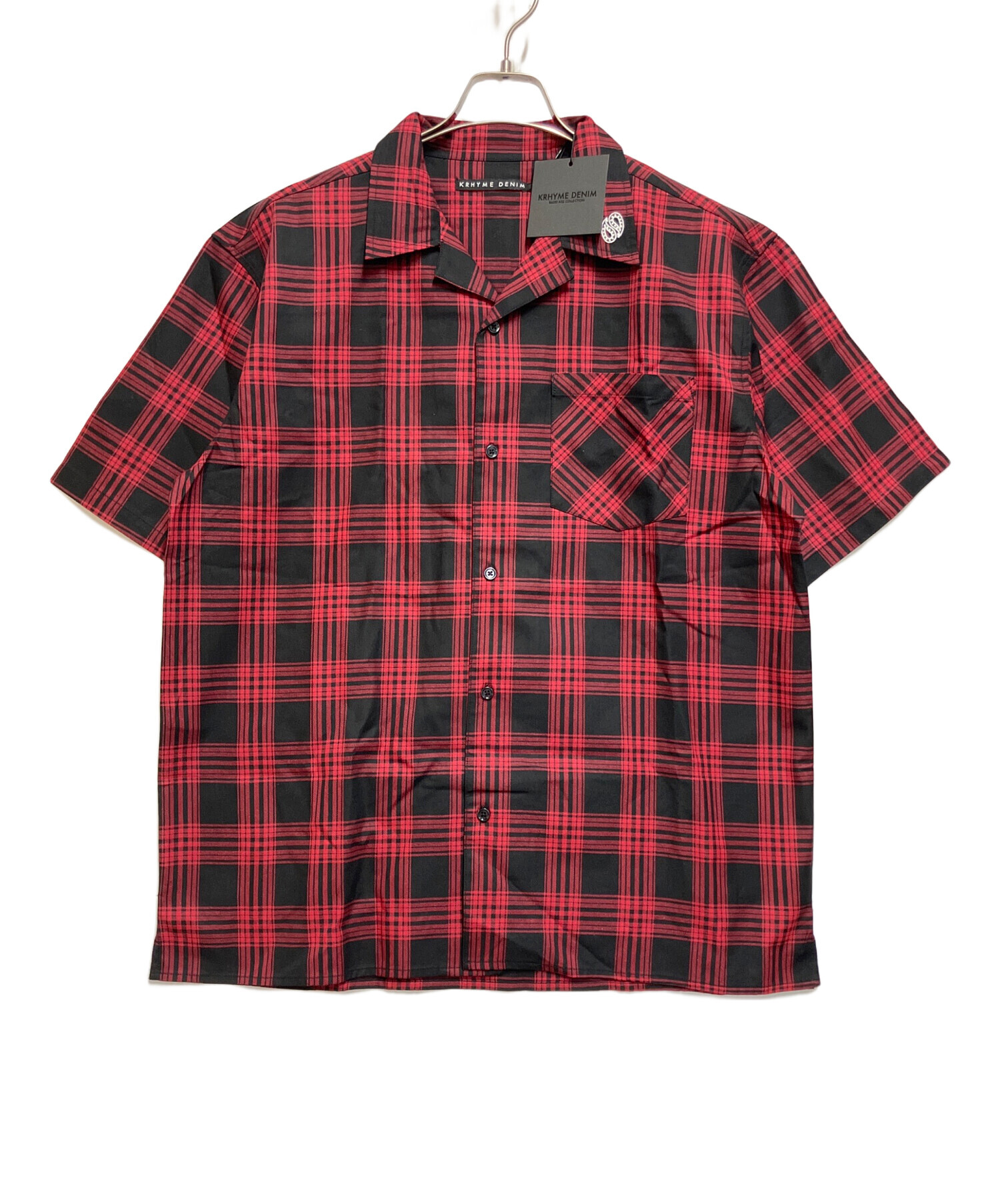 中古・古着通販】KRHYME DENIM (クライムデニム) 半袖シャツ レッド