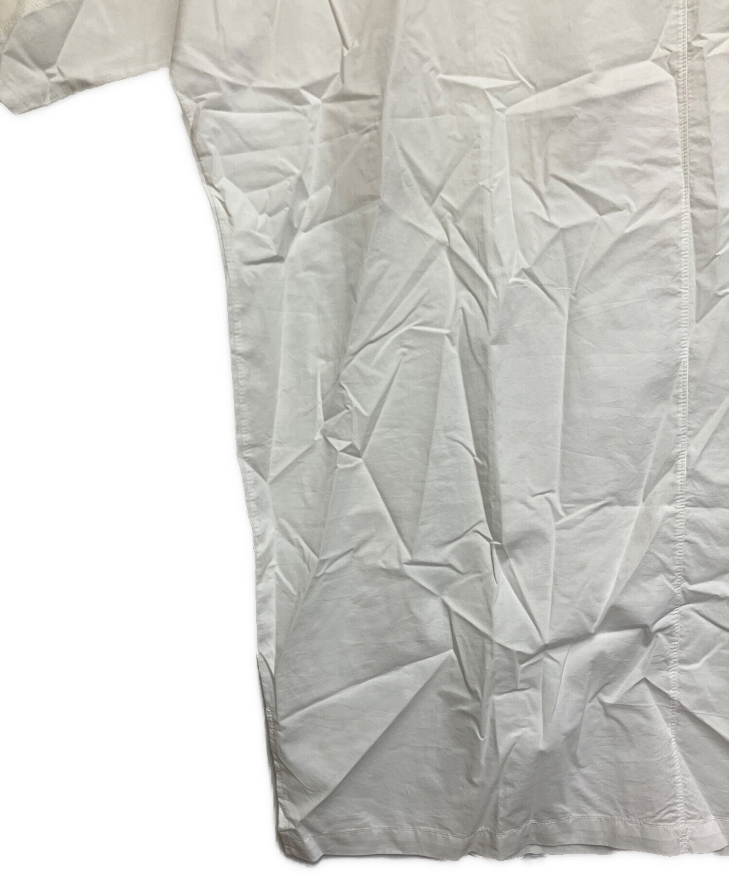 中古・古着通販】かぐれ (カグレ) 半袖ワンピース オフホワイト サイズ 