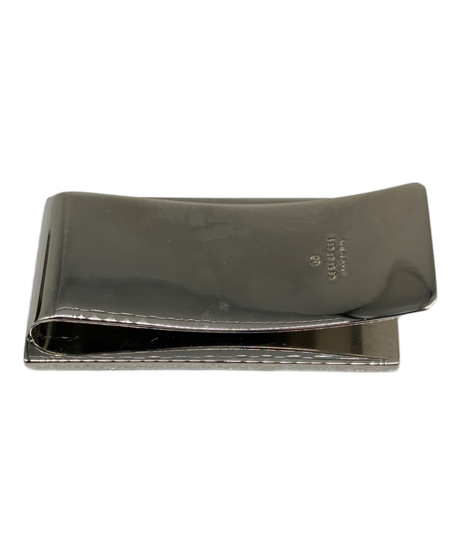 値下　GUCCI マネークリップ 中古・古着通販】GUCCI (グッチ) マネークリップ ブラック×シルバー