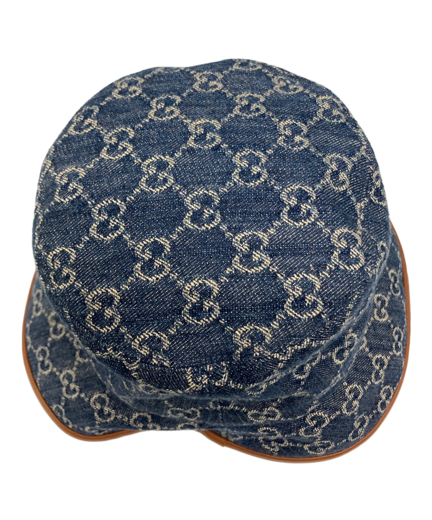 中古・古着通販】GUCCI (グッチ) GGキャンバスバケットハット ネイビー