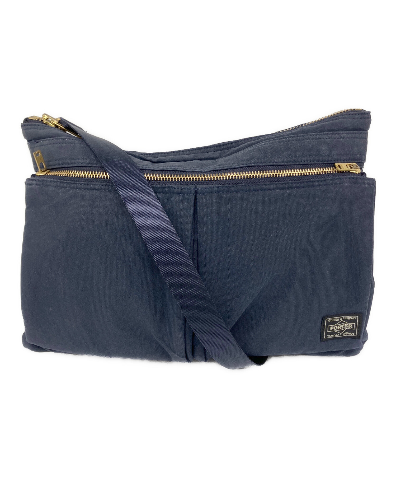 中古・古着通販】PORTER (ポーター) ショルダーバッグ ネイビー