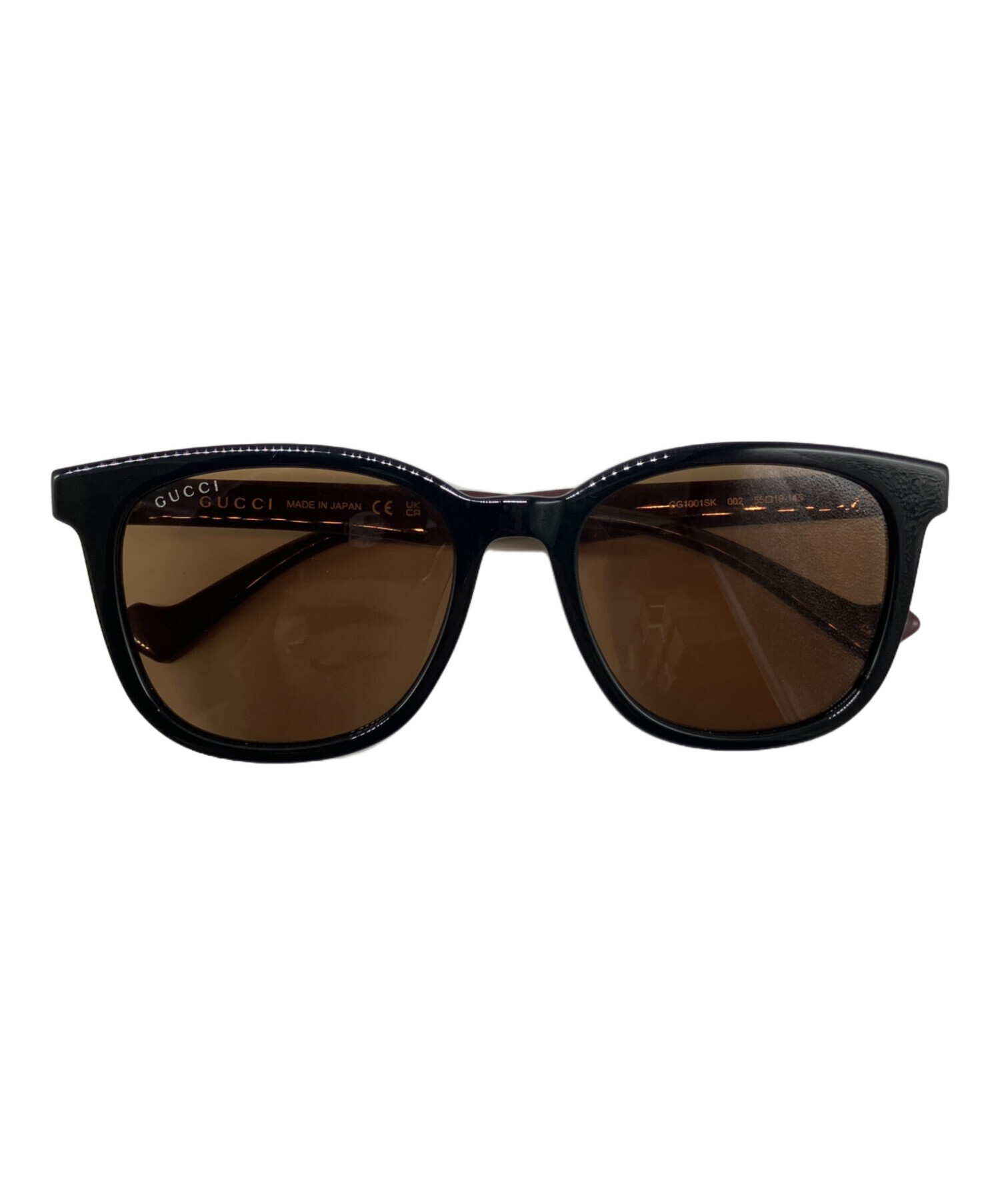 中古・古着通販】GUCCI (グッチ) サングラス ブラウン×ブラック サイズ