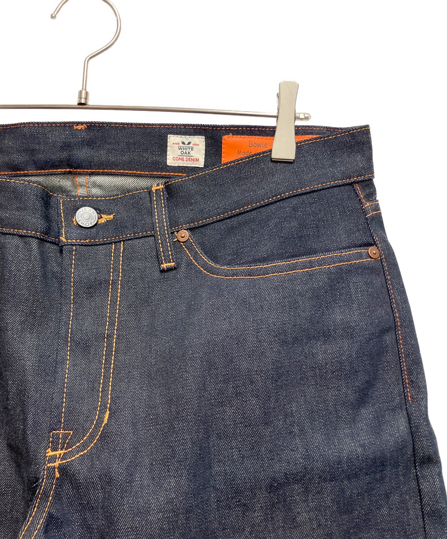 中古・古着通販】JEAN SHOP (ジーンジョップ) WHITE OSK CONE DENIM 