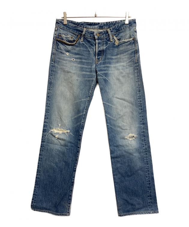 HYSTERIC GLAMOUR ダメージデニムパンツ　　サイズ34 中古・古着通販】Hysteric Glamour (ヒステリックグラマー) ダメージ