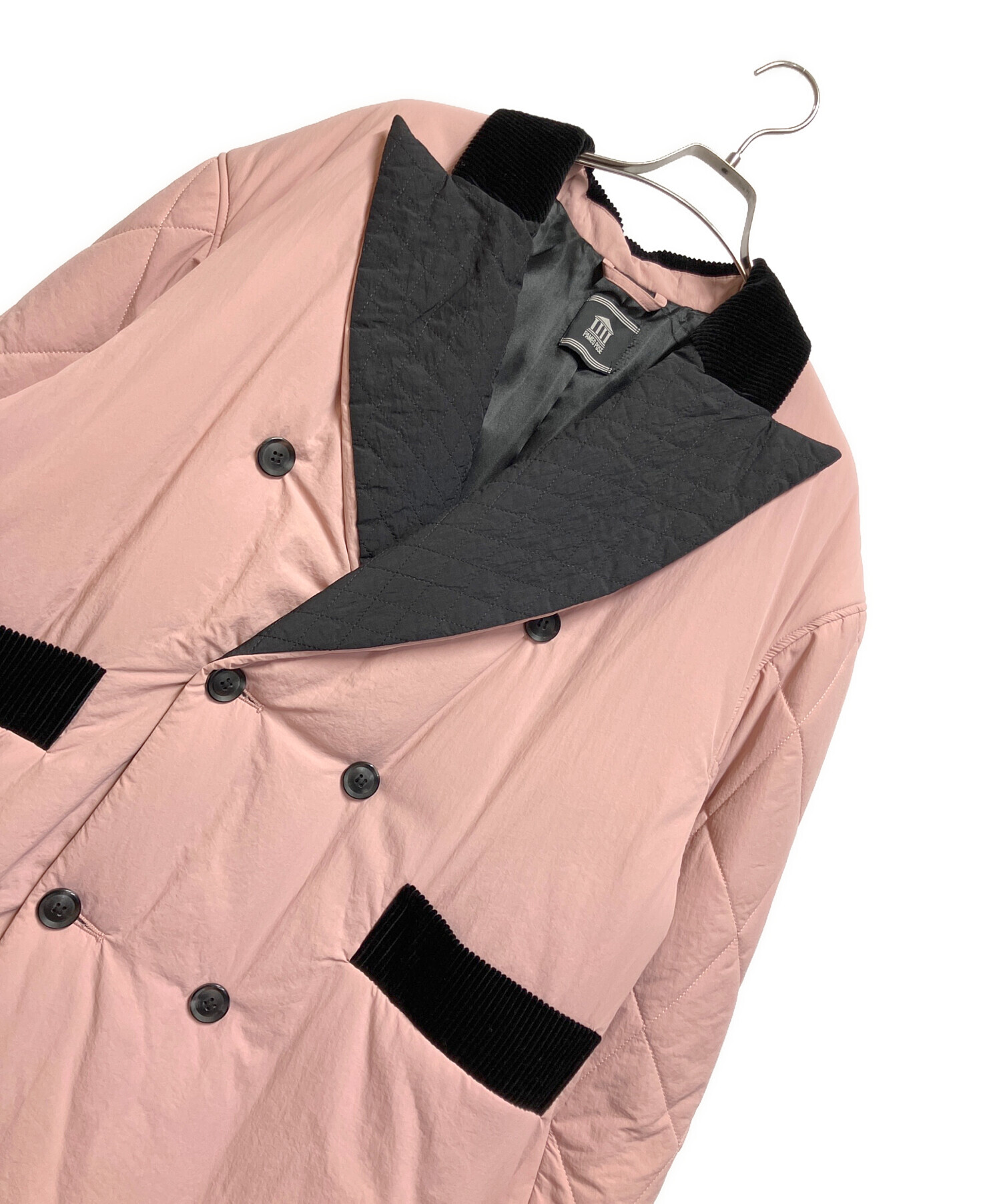 中古・古着通販】PAMEO POSE (パメオポーズ) Comforter Coat ピンク