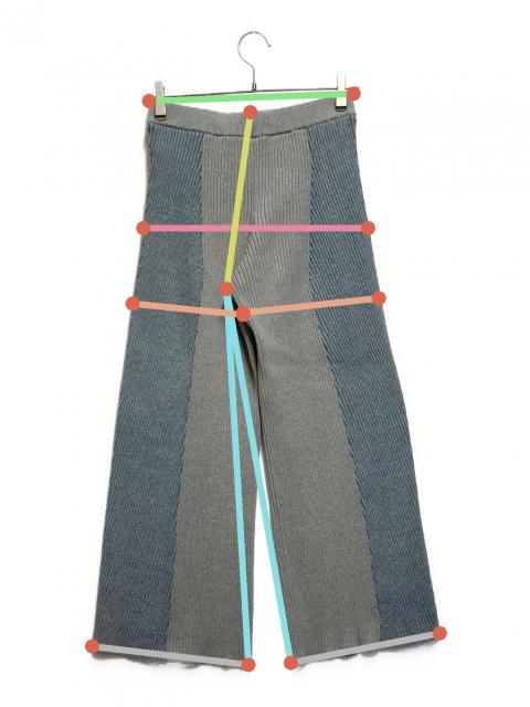 中古・古着通販】PAMEO POSE (パメオポーズ) Patching Knit Pants