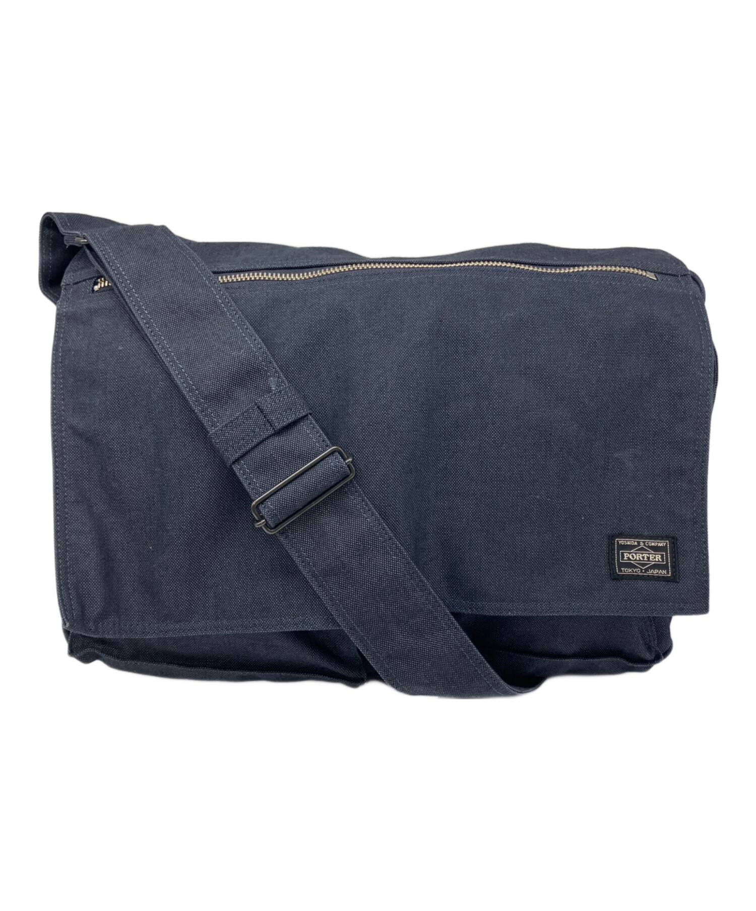 中古・古着通販】PORTER (ポーター) メッセンジャーバッグ ネイビー