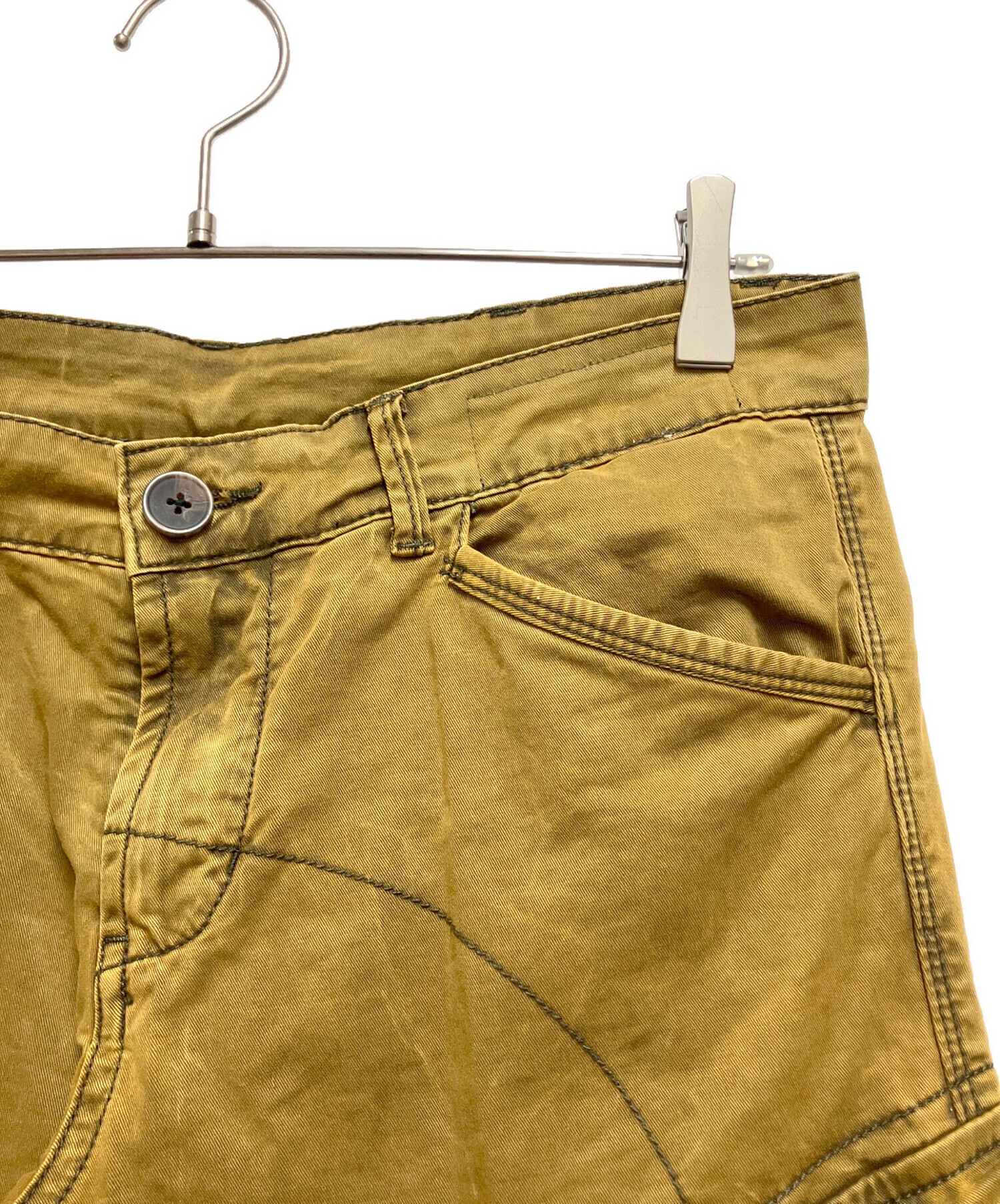 中古・古着通販】BALMAIN (バルマン) デニムパンツ ブラウン サイズ:32