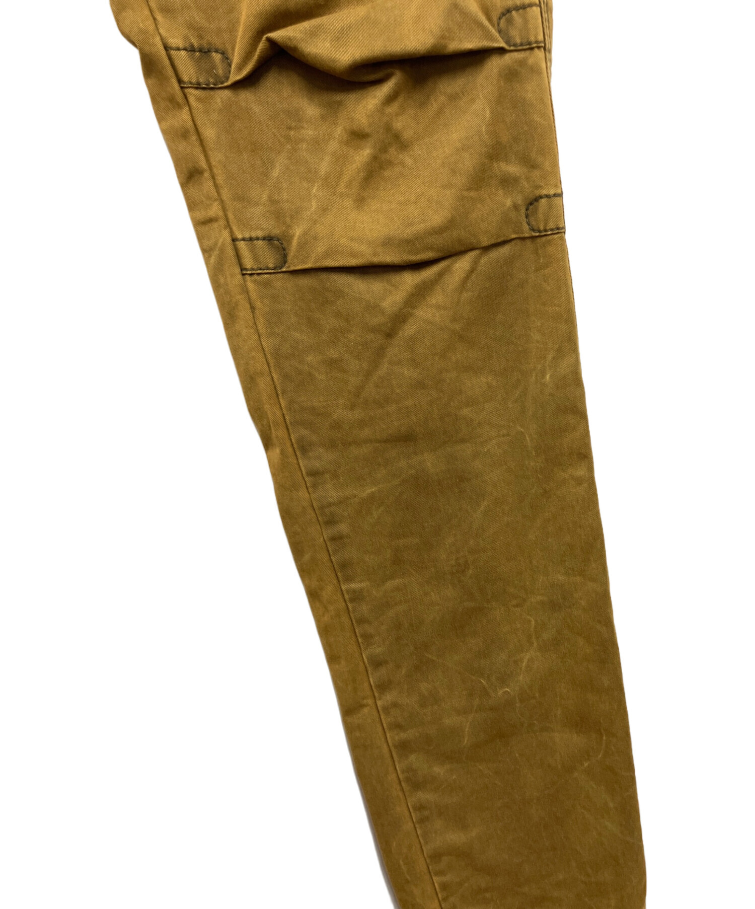 中古・古着通販】BALMAIN (バルマン) デニムパンツ ブラウン サイズ:32