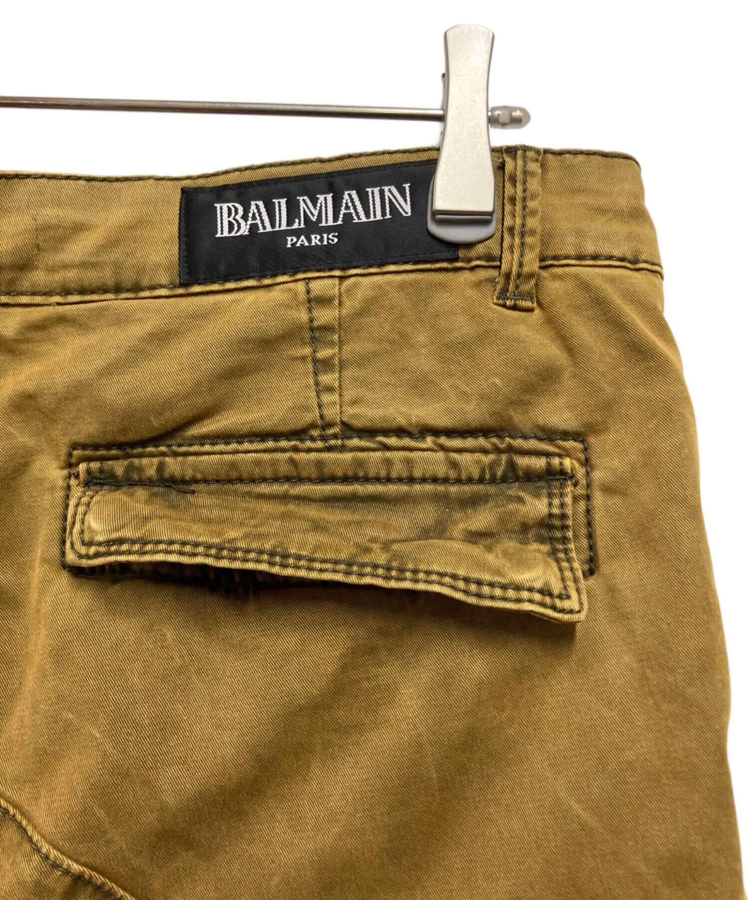 中古・古着通販】BALMAIN (バルマン) デニムパンツ ブラウン サイズ:32 