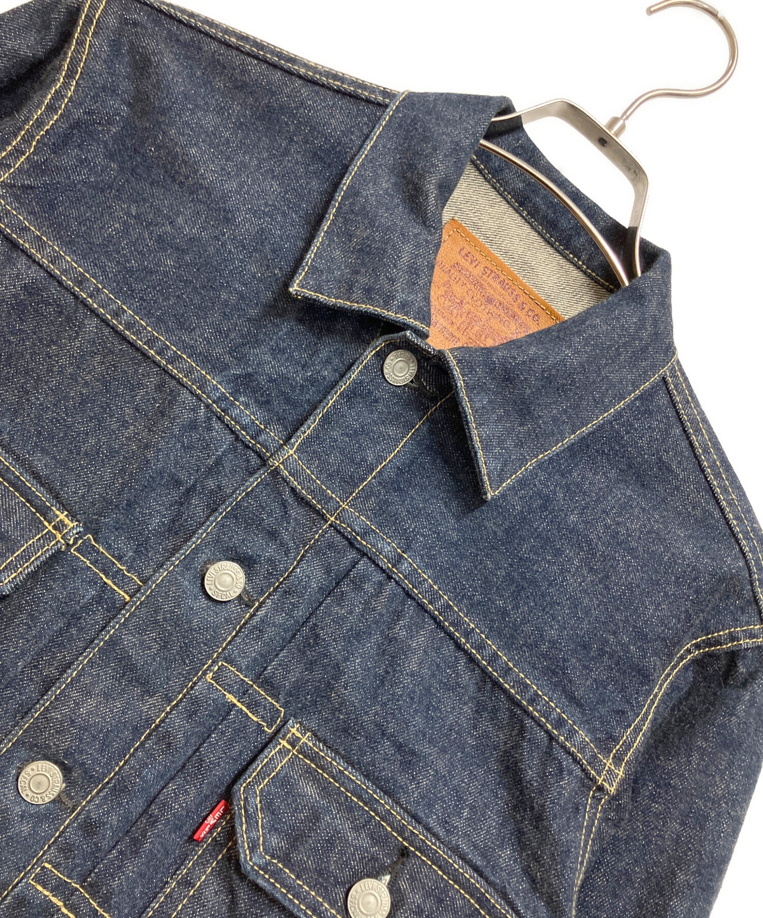 未使用^_^levi's★デニムジャケット 中古・古着通販】LEVI'S (リーバイス) デニムジャケット ネイビー