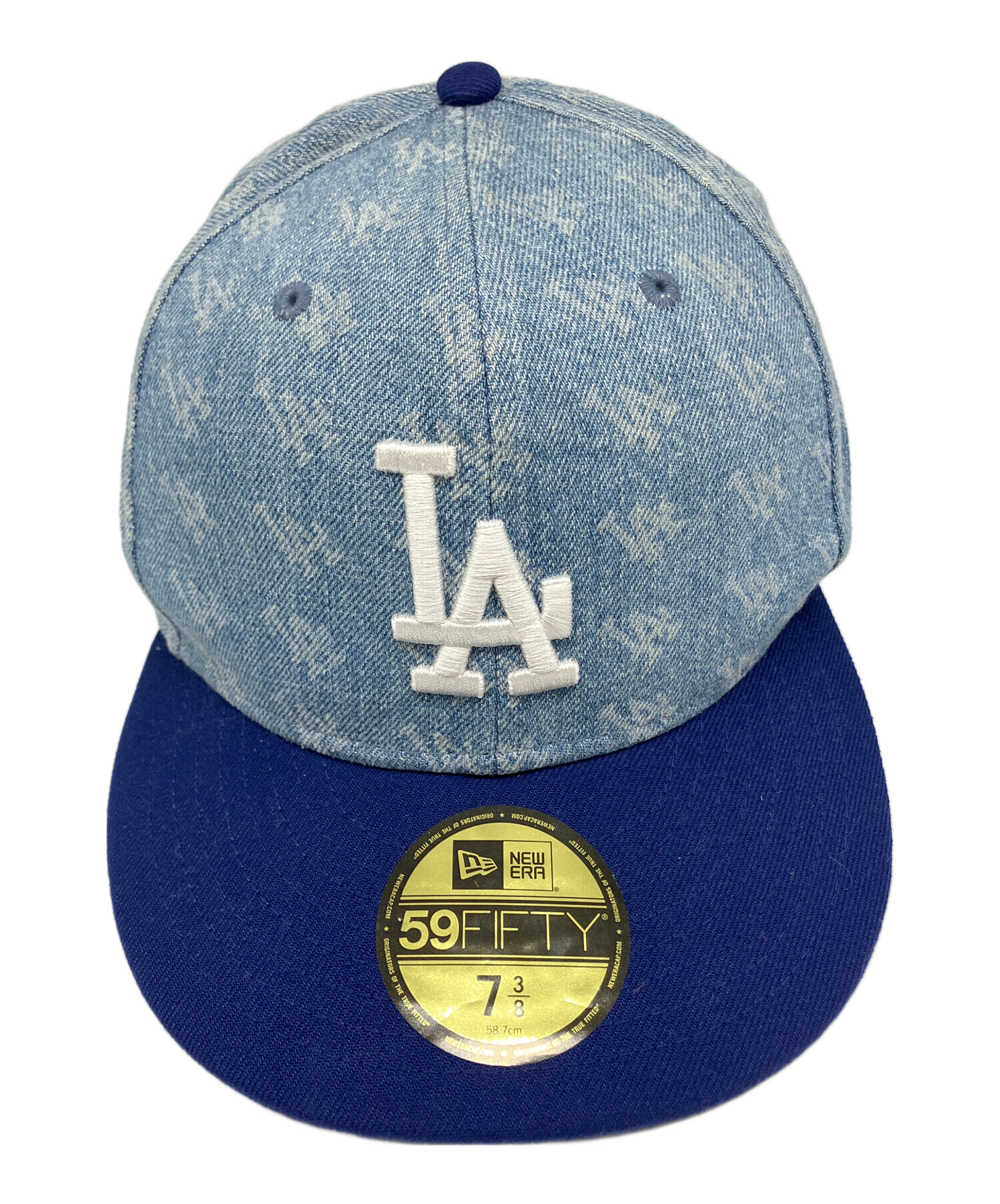 中古・古着通販】New Era (ニューエラ) キャップ ブルー×ライトブルー