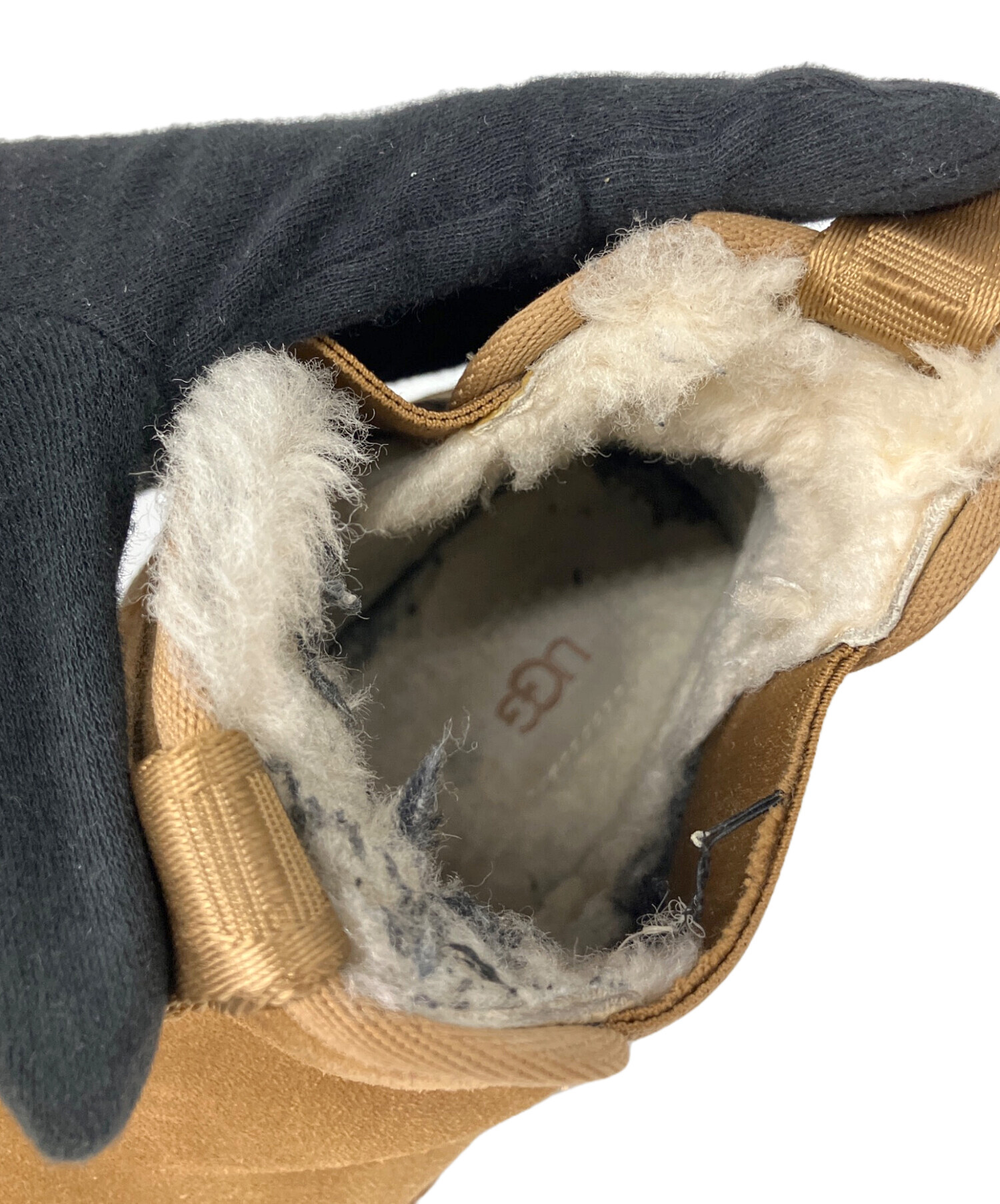 未使用　UGG ブラウン ムートンブーツ 中古・古着通販】UGG (アグ) ムートンブーツ ブラウン サイズ:24