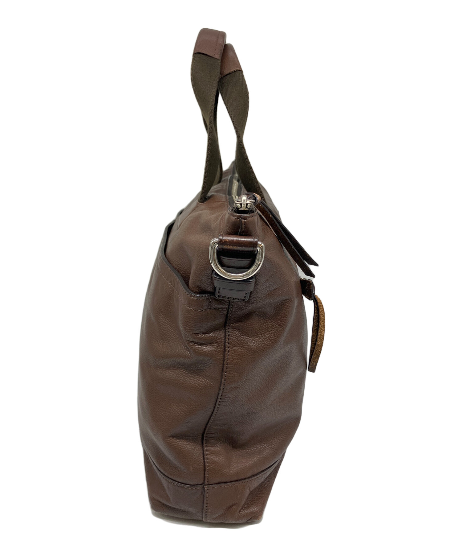 中古・古着通販】COACH (コーチ) 2WAYバッグ ブラウン｜ブランド・古着