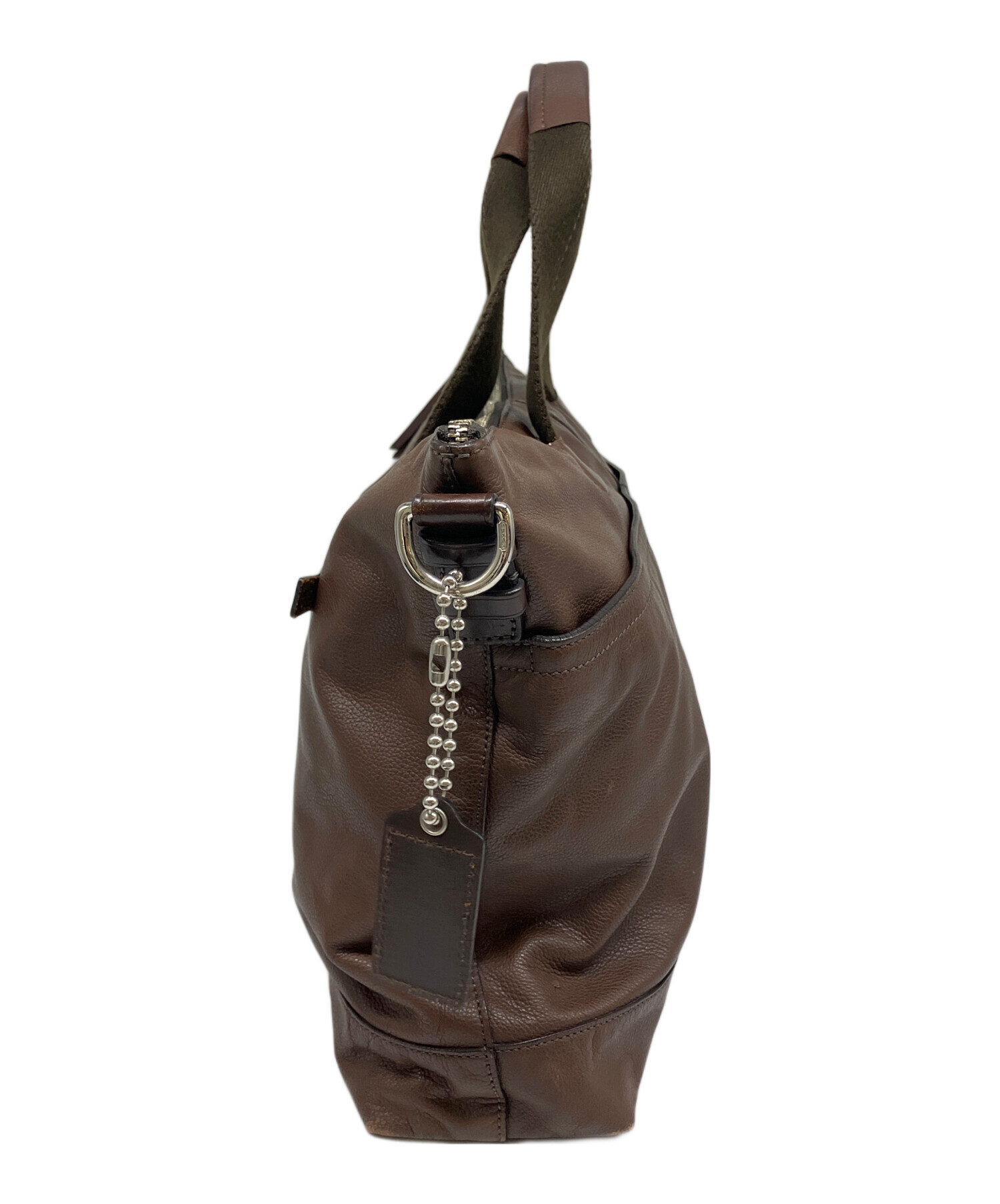 中古・古着通販】COACH (コーチ) 2WAYバッグ ブラウン｜ブランド・古着