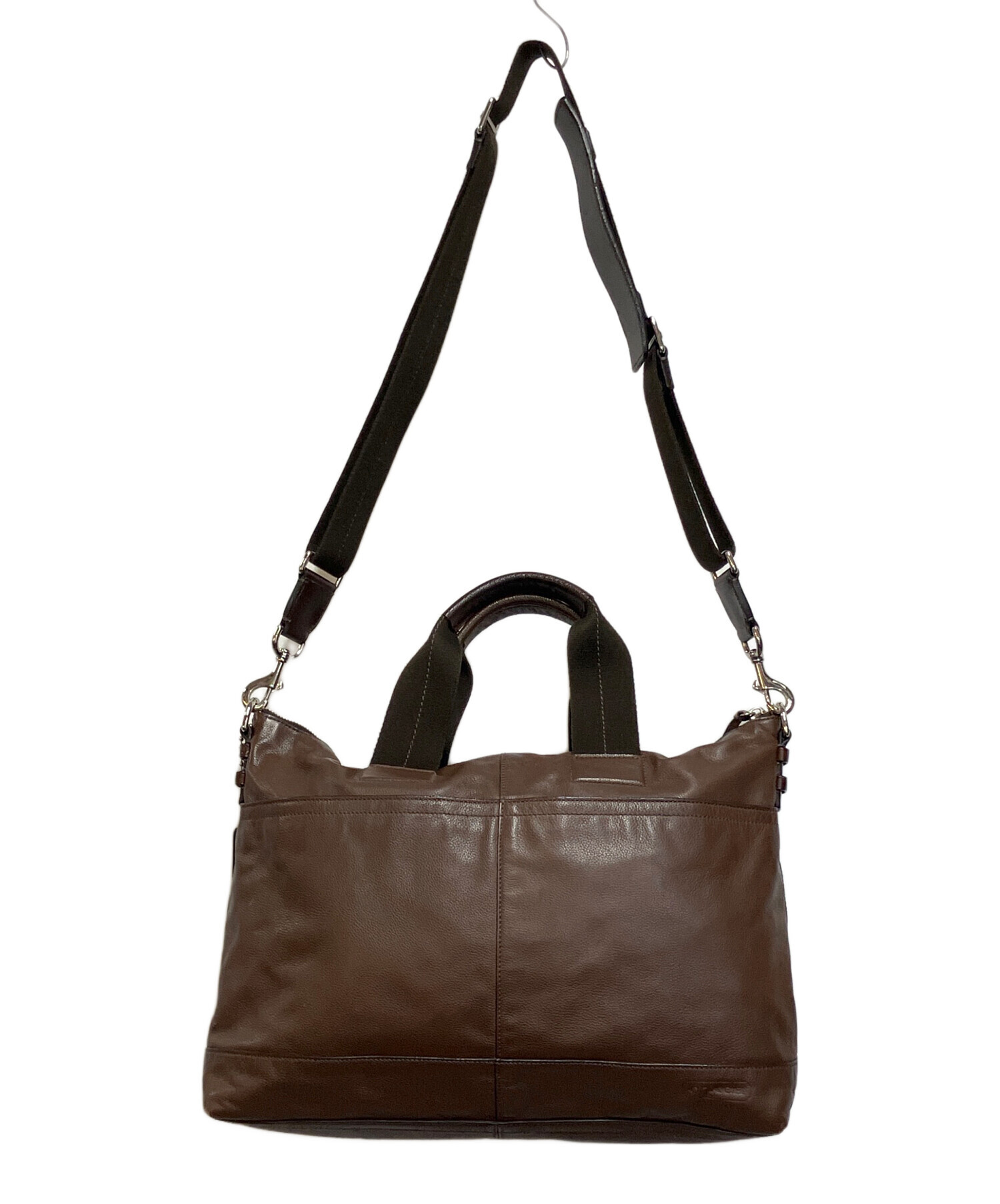 中古・古着通販】COACH (コーチ) 2WAYバッグ ブラウン｜ブランド・古着