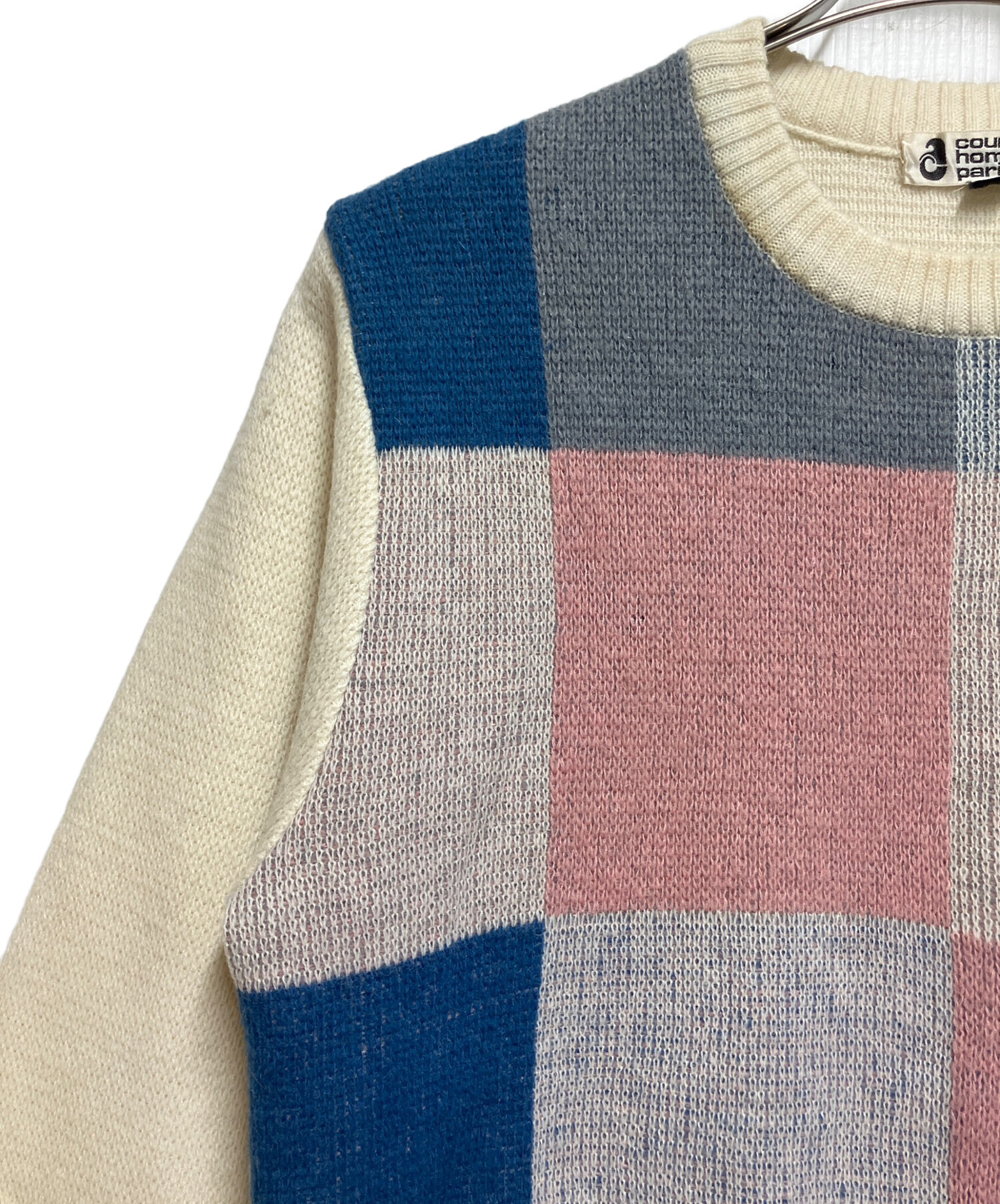 中古・古着通販】courreges homme (クレージュオム) 厚手ニット マルチ