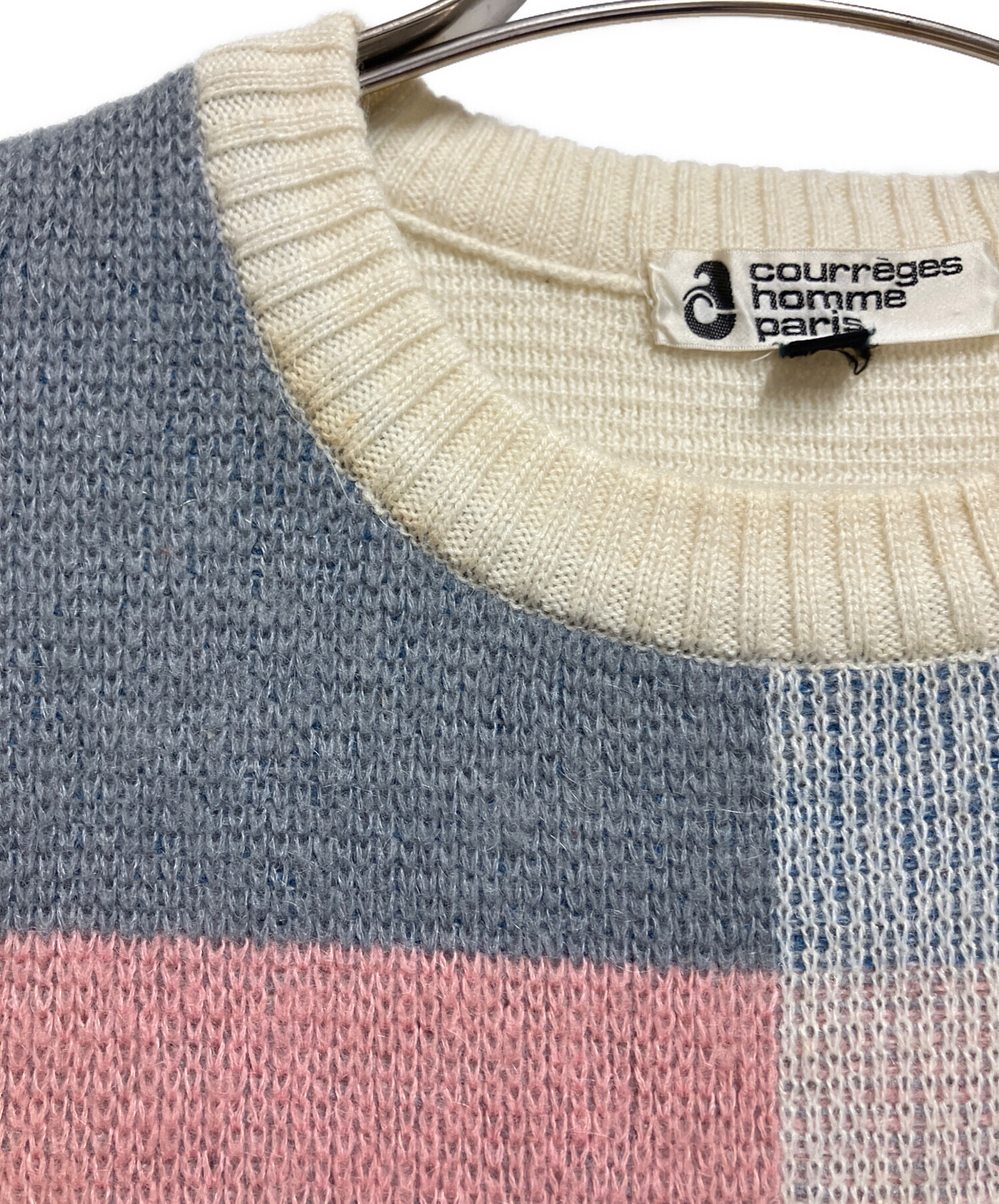中古・古着通販】courreges homme (クレージュオム) 厚手ニット マルチ