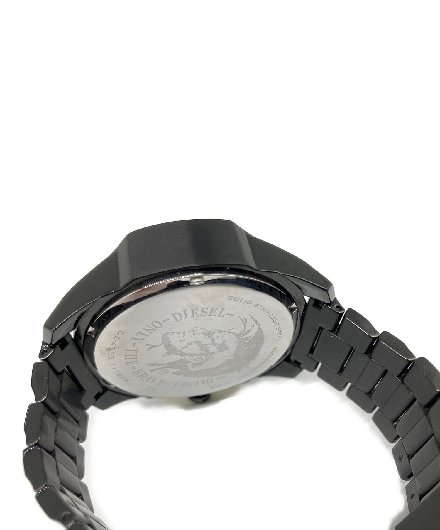 中古・古着通販】DIESEL (ディーゼル) クロノグラフ ブラック