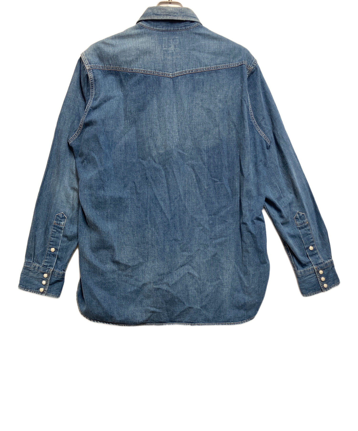 未使用　deres シルクデニムシャツ　インディゴ 中古・古着通販】Needles (ニードルズ) デニムシャツ インディゴ