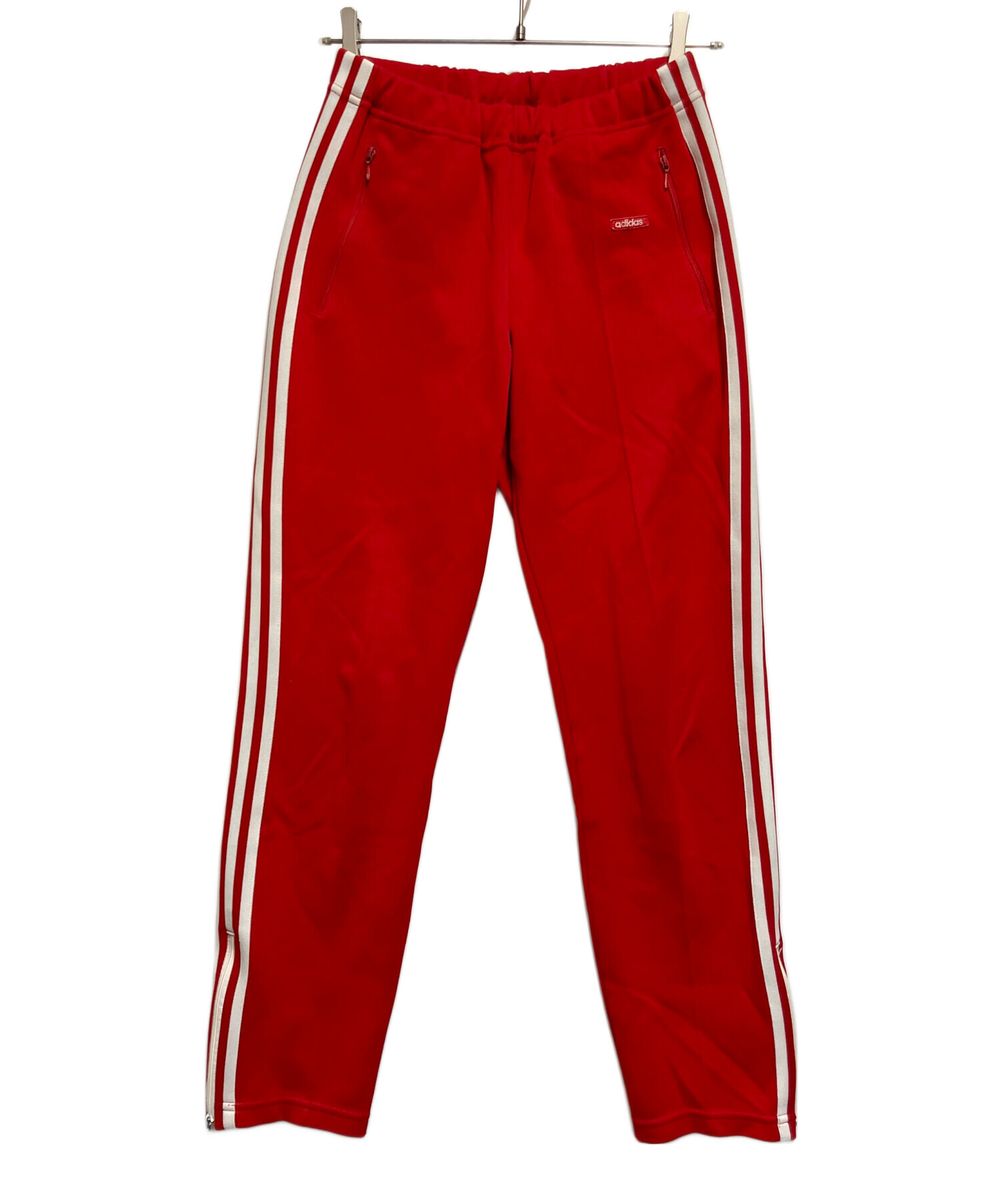 中古・古着通販】adidas (アディダス) トラックパンツ レッド サイズ