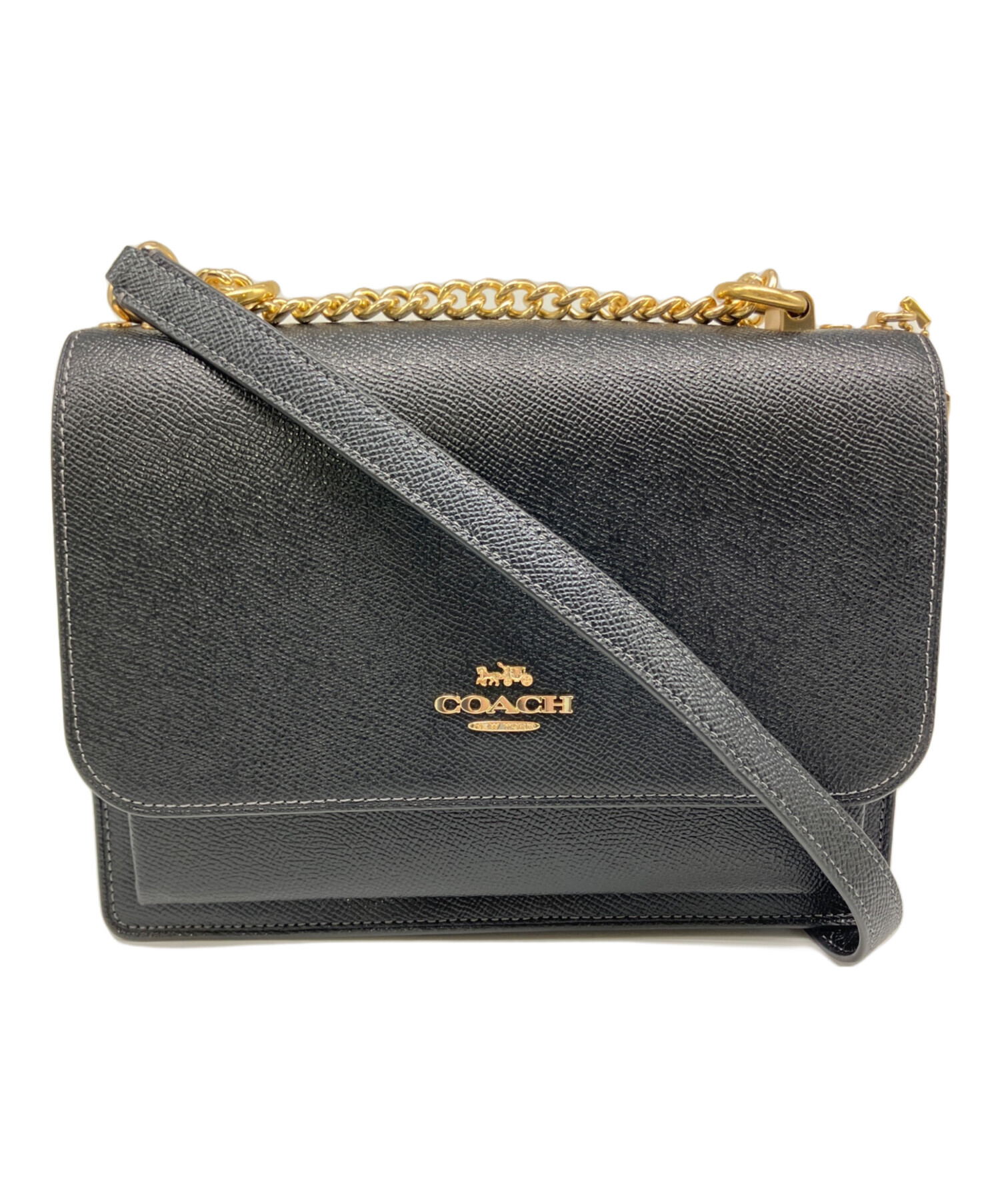 中古・古着通販】COACH (コーチ) ショルダーバッグ ブラック｜ブランド 