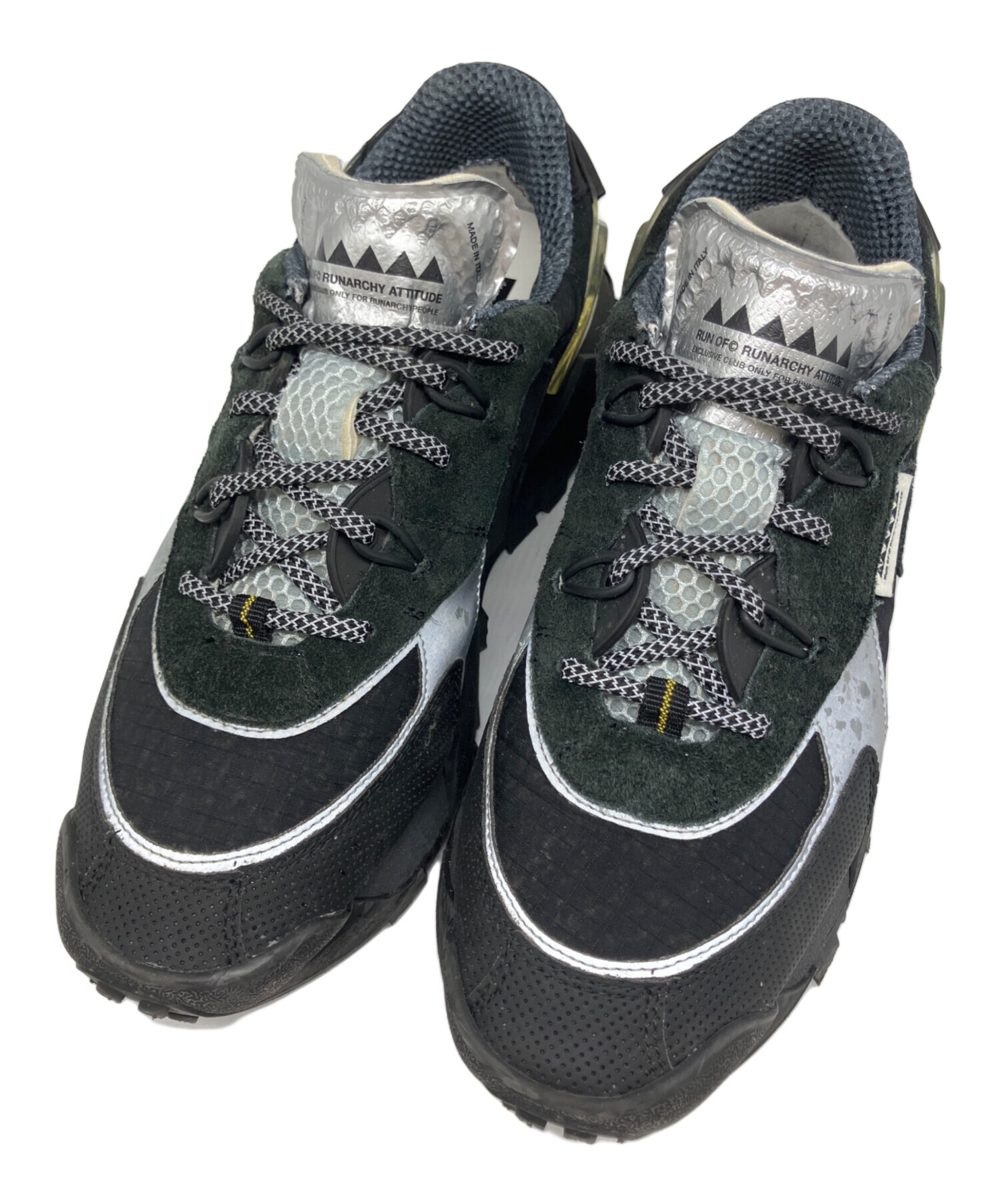 中古・古着通販】RUN OF (ランオブ) ローカットスニーカー ブラック 