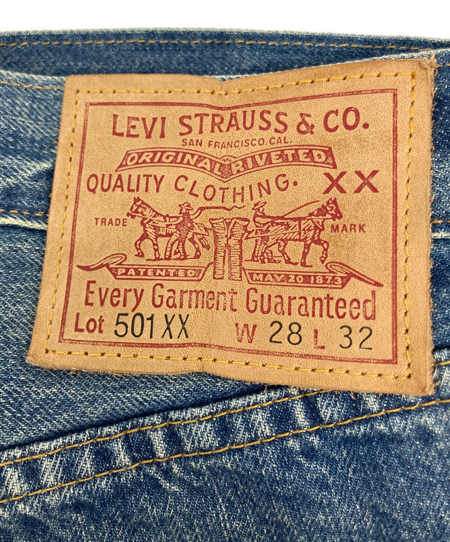 中古・古着通販】LEVI'S (リーバイス) 501XXデニムパンツ ブルー