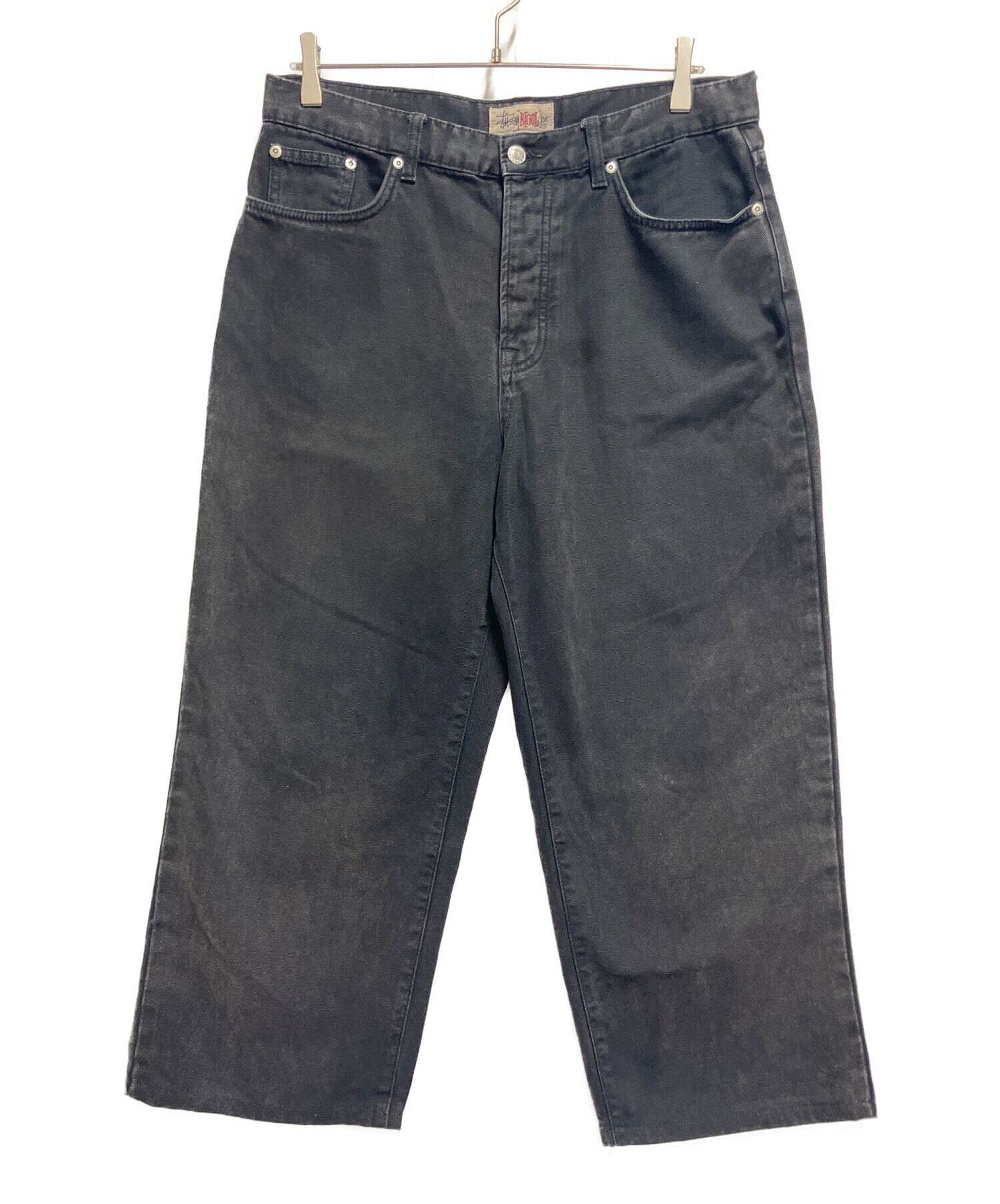 OLD STUSSY グレーデニムパンツ 34 ヴィンテージ 中古・古着通販】stussy (ステューシー) デニムパンツ グレー サイズ