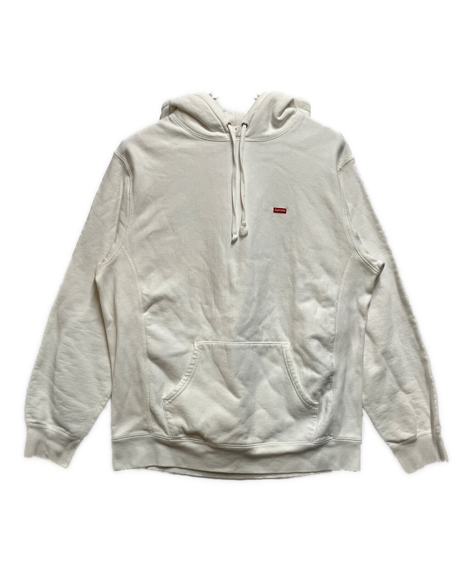 中古・古着通販】SUPREME (シュプリーム) パーカー ホワイト サイズ