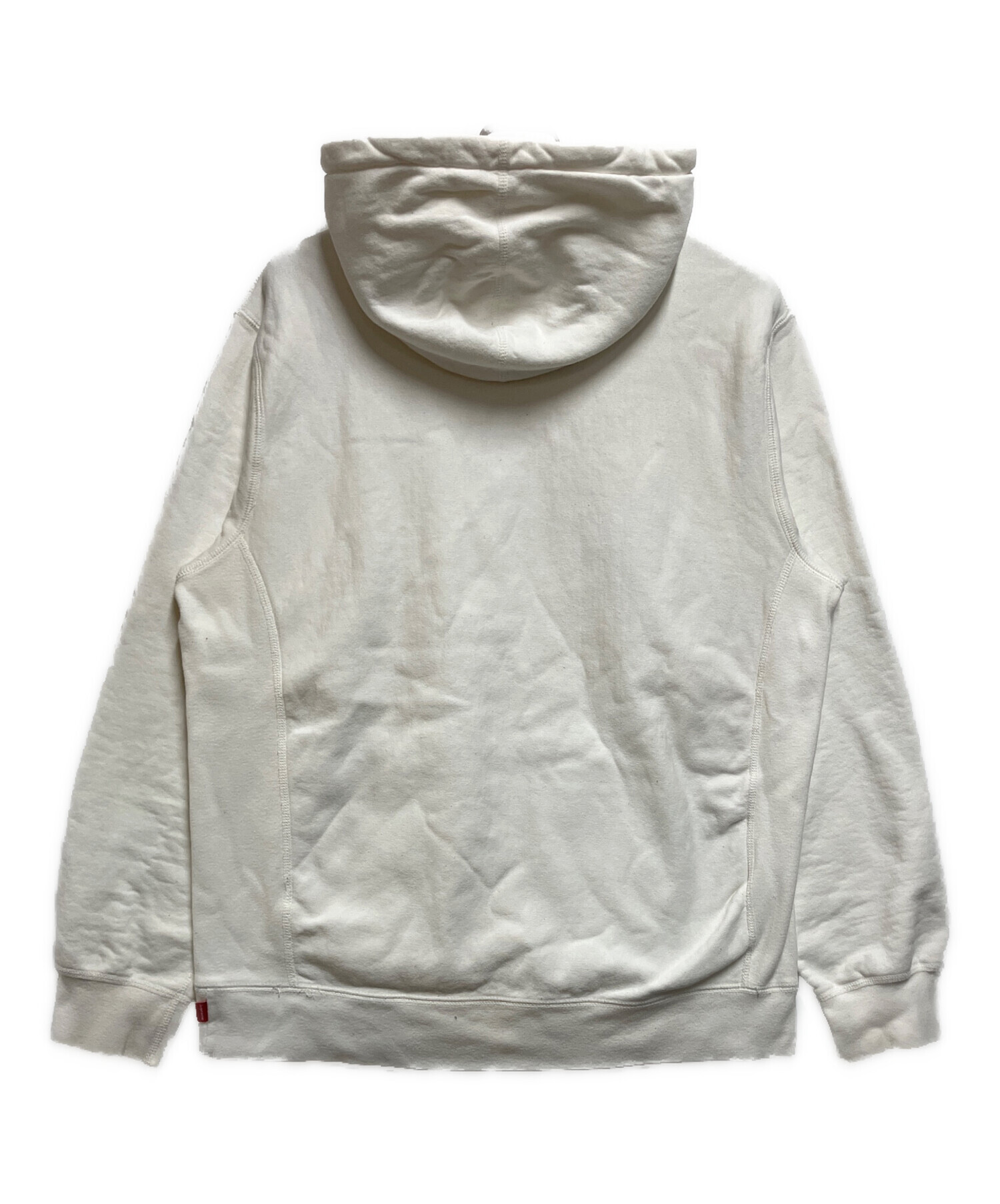 Supreme シュプリーム パーカー S アイボリー 【古着】【中古】 中古・古着通販】SUPREME (シュプリーム) パーカー ホワイト サイズ