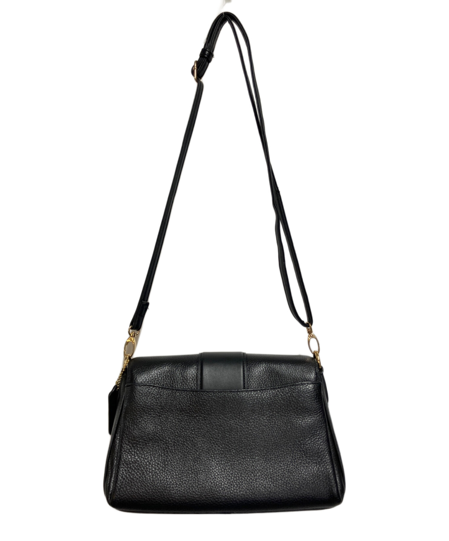 【ジャンク】COACH ショルダーバック 中古・古着通販】COACH (コーチ) ショルダーバッグ ブラック｜ブランド