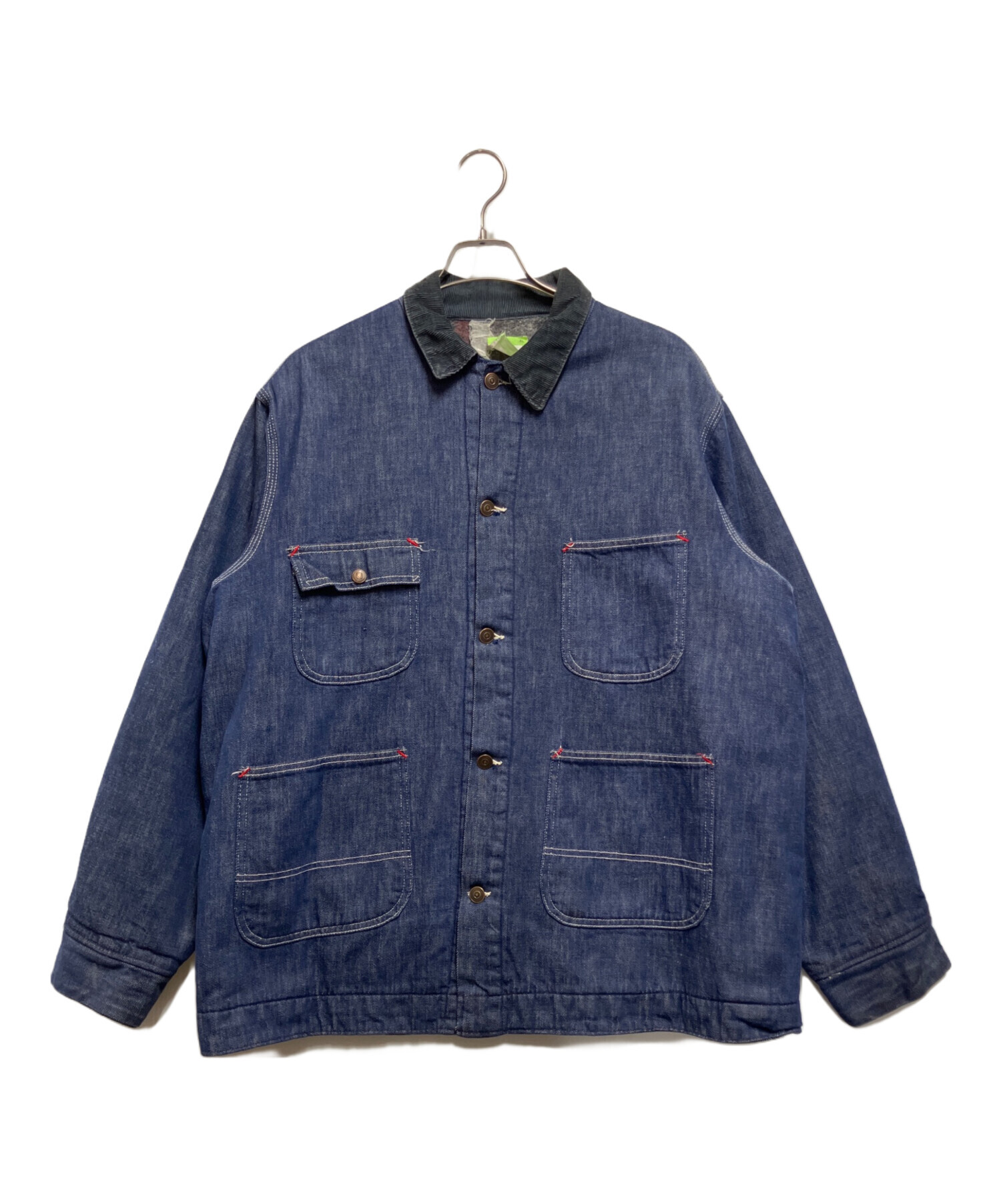 中古・古着通販】seaes (シアーズ) デニムジャケット ネイビー サイズ 