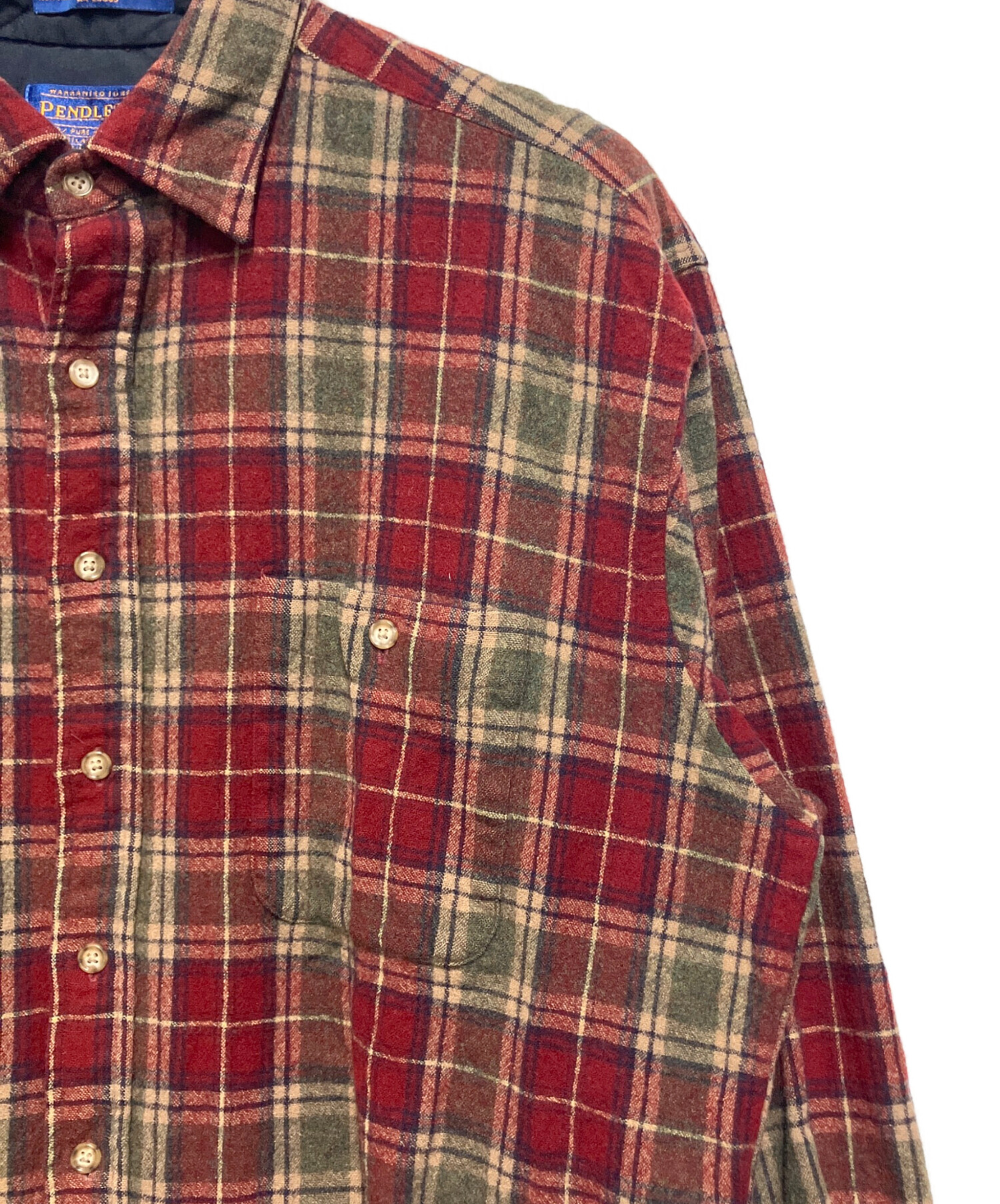 中古・古着通販】PENDLETON (ペンドルトン) 長袖シャツ レッド 