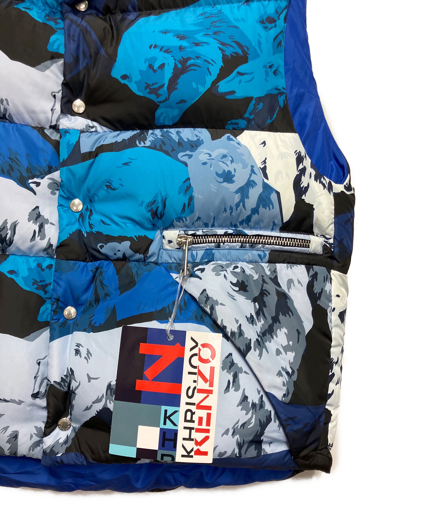 タグ付き KENZO リバーシブルダウンベスト XS ケンゾー 中古・古着通販】KENZO (ケンゾー) KHRISJOY (クリスジョイ) ダウン