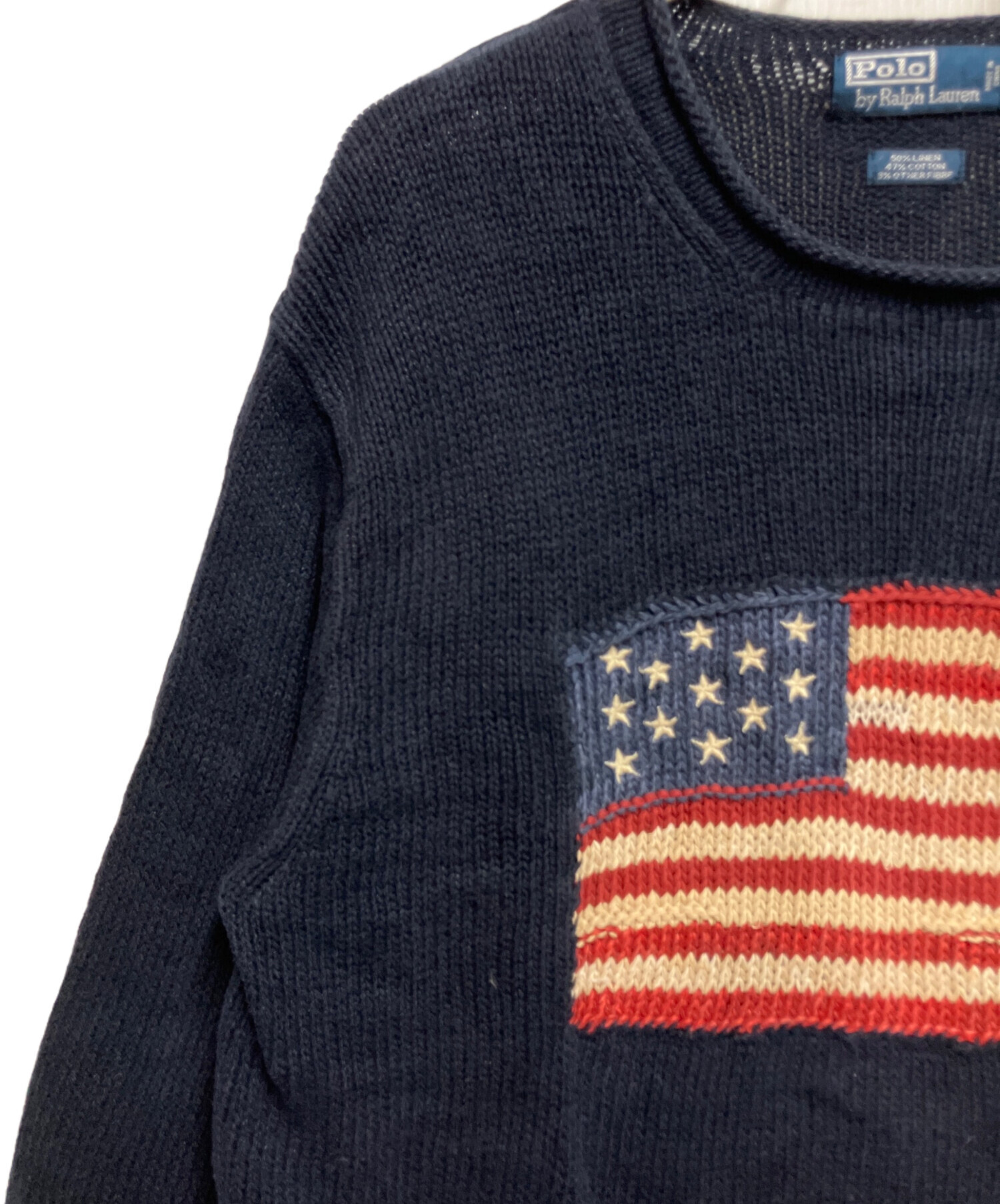 あすか！Polo Ralph Lauren ネイビー セーター新品タグ付き ポロ ラルフ ローレン POLO RALPH LAUREN ケーブルニット コットン