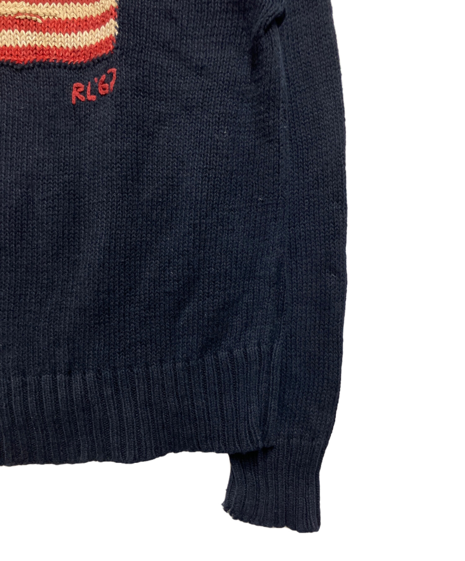 あすか！Polo Ralph Lauren ネイビー セーター新品タグ付き 中古・古着通販】POLO RALPH LAUREN (ポロ・ラルフローレン) 厚手