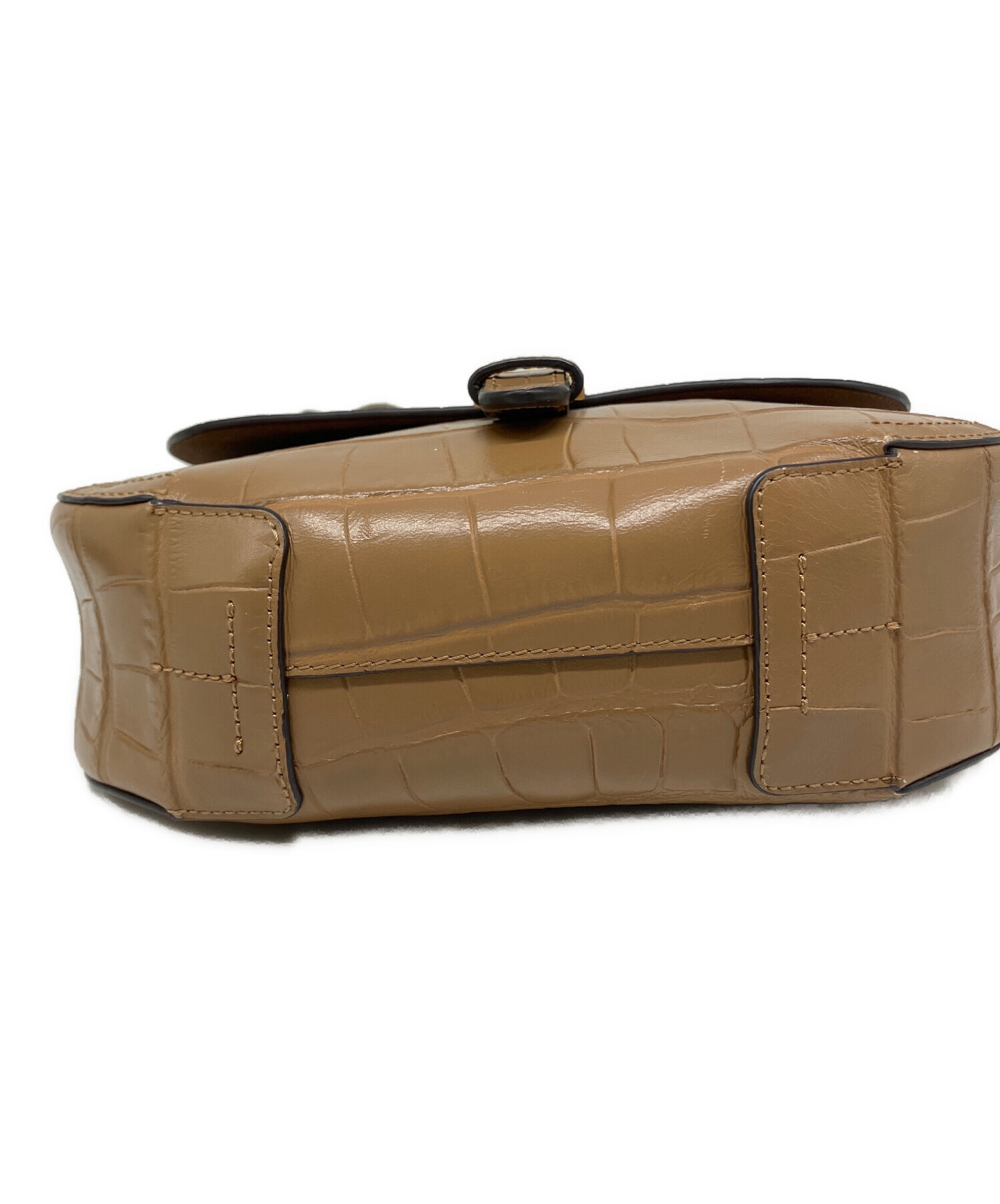 中古・古着通販】FURLA (フルラ) ショルダーバッグ ブラウン｜ブランド