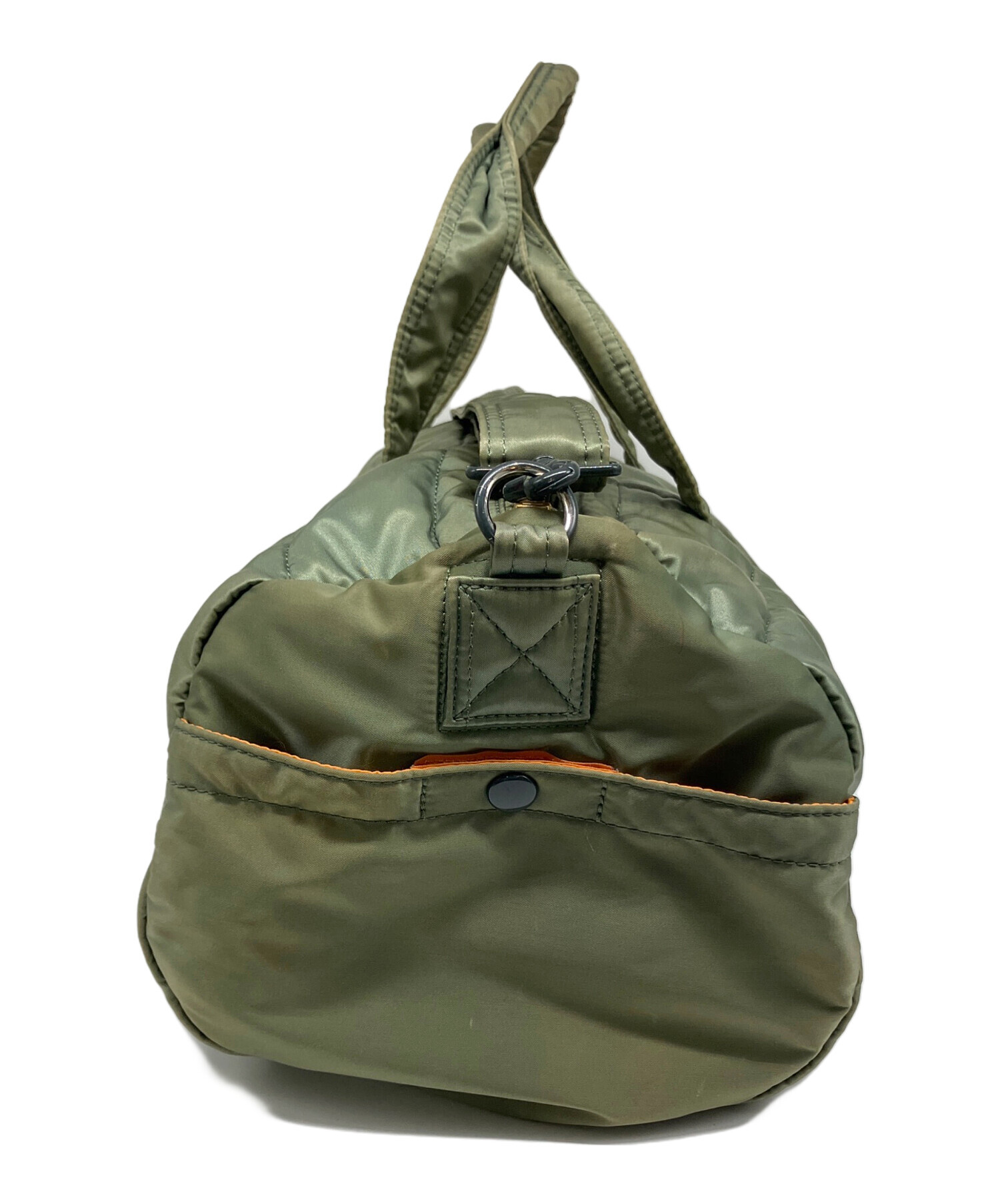 希少　POTER TANKER ミニボストンバッグ　オリーブ 中古・古着通販】PORTER (ポーター) ミニボストンバッグ オリーブ