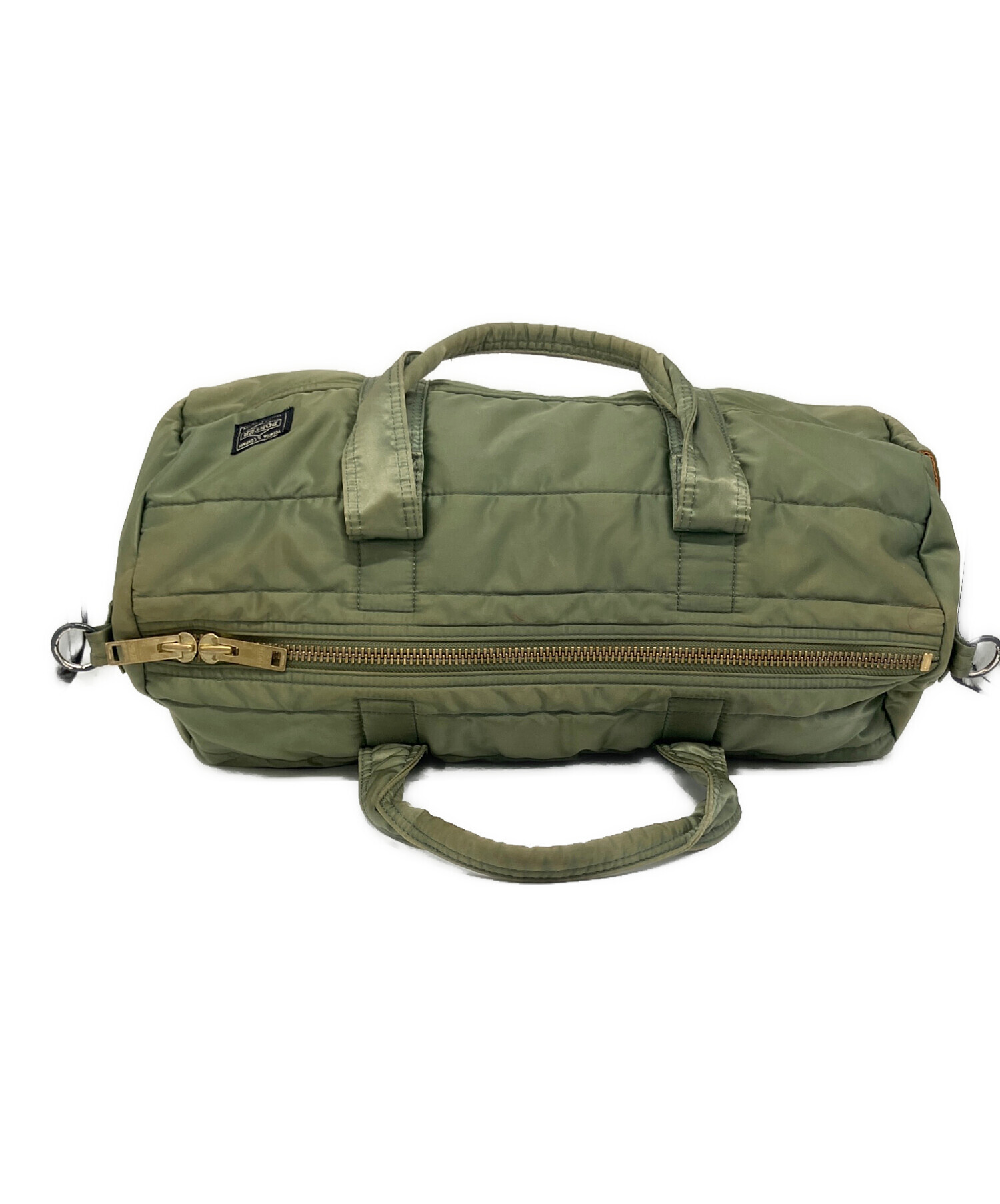 中古・古着通販】PORTER (ポーター) ミニボストンバッグ オリーブ