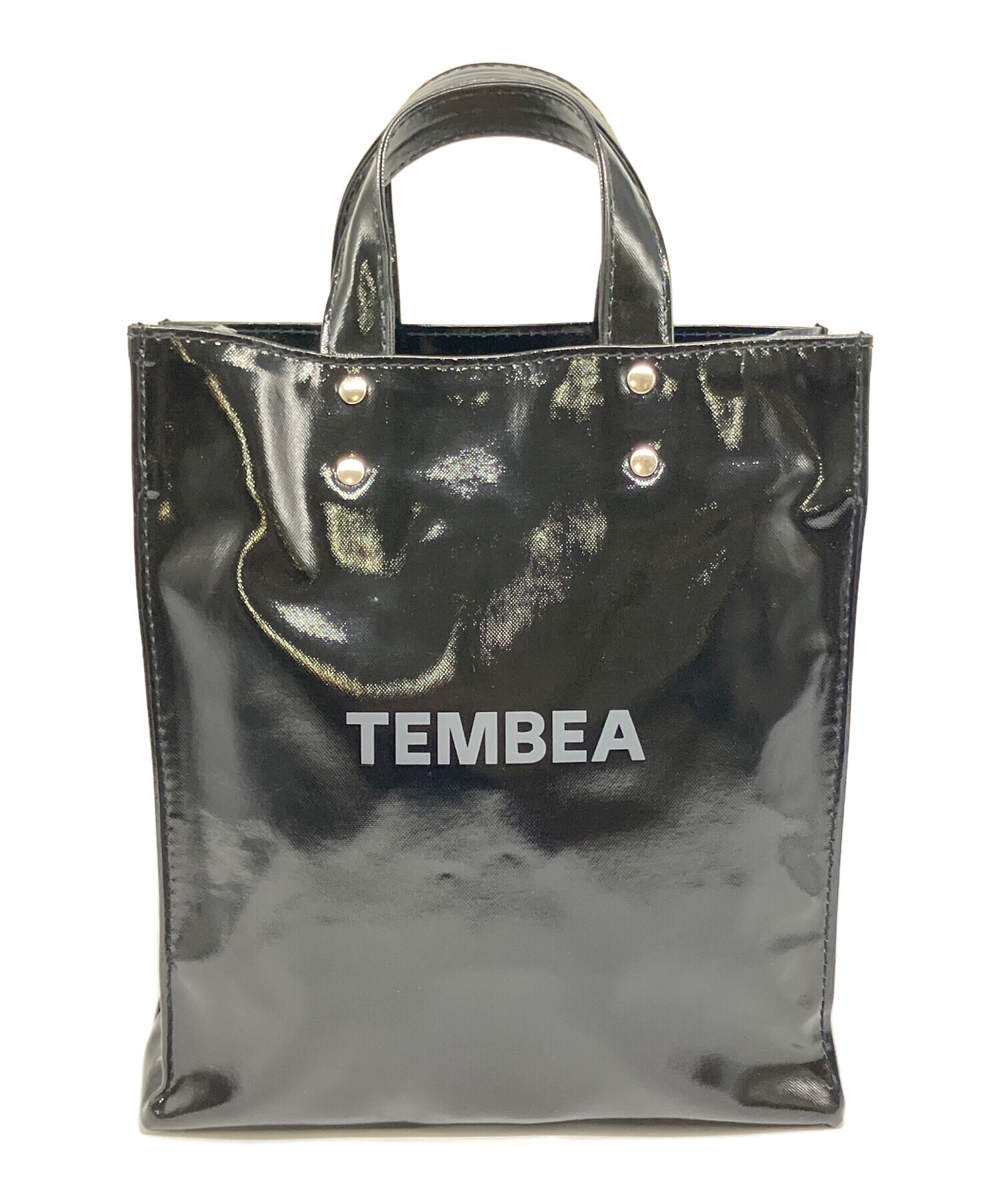 中古・古着通販】TEMBEA (テンベア) ハンドバッグ ブラック｜ブランド
