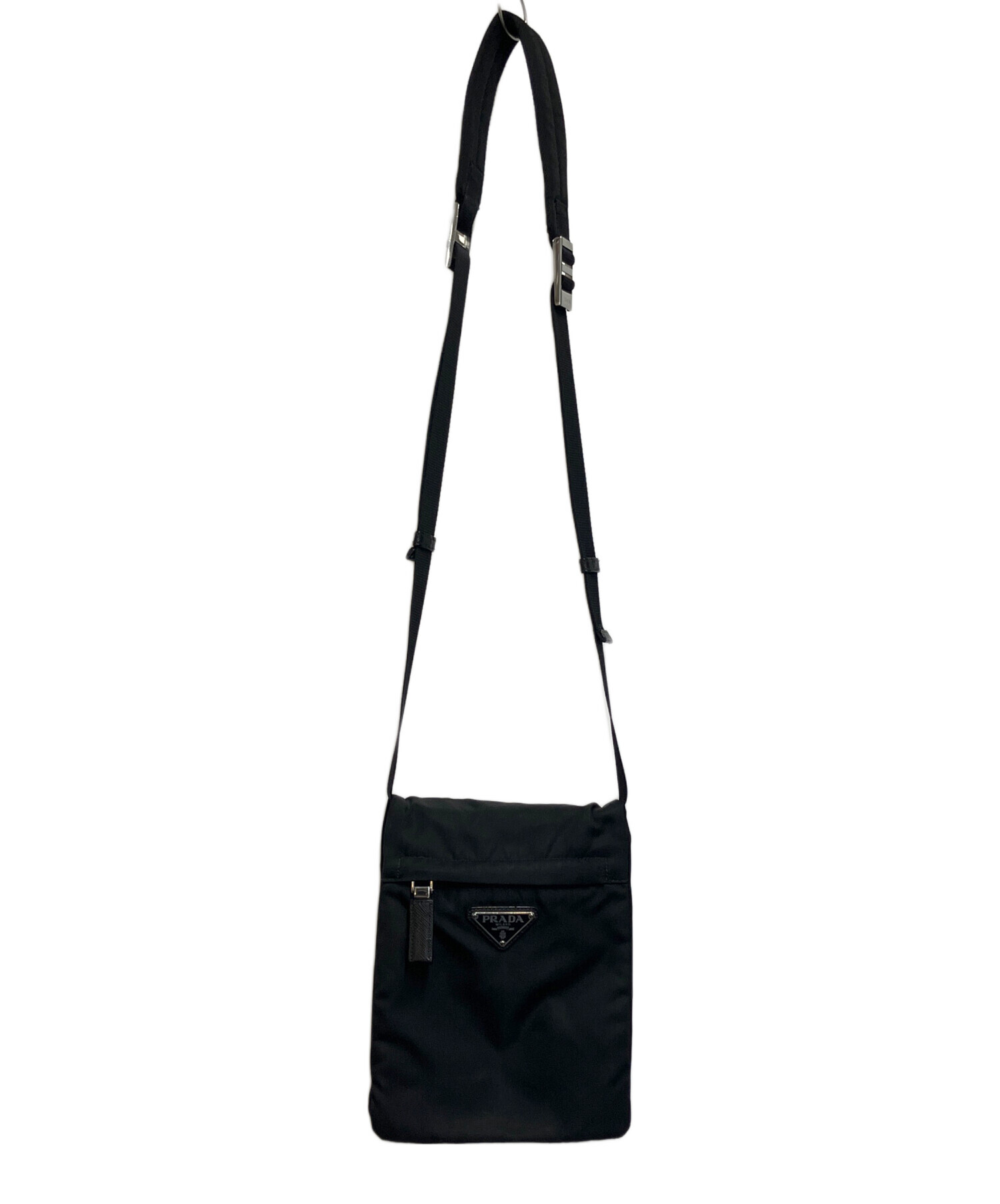 中古・古着通販】PRADA (プラダ) ショルダーバッグ ブラック｜ブランド