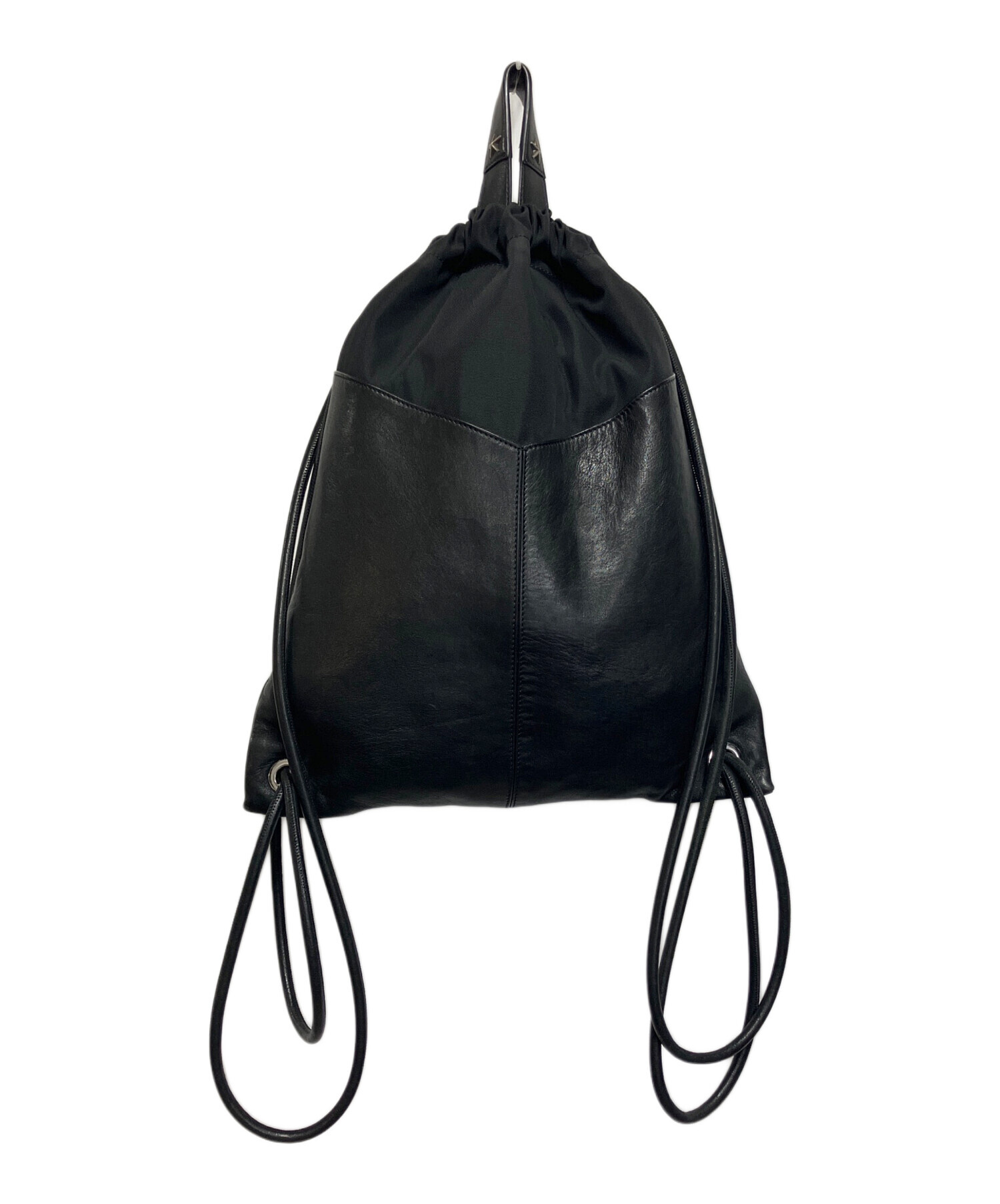 中古・古着通販】JIMMY CHOO (ジミーチュウ) ナップサック ブラック