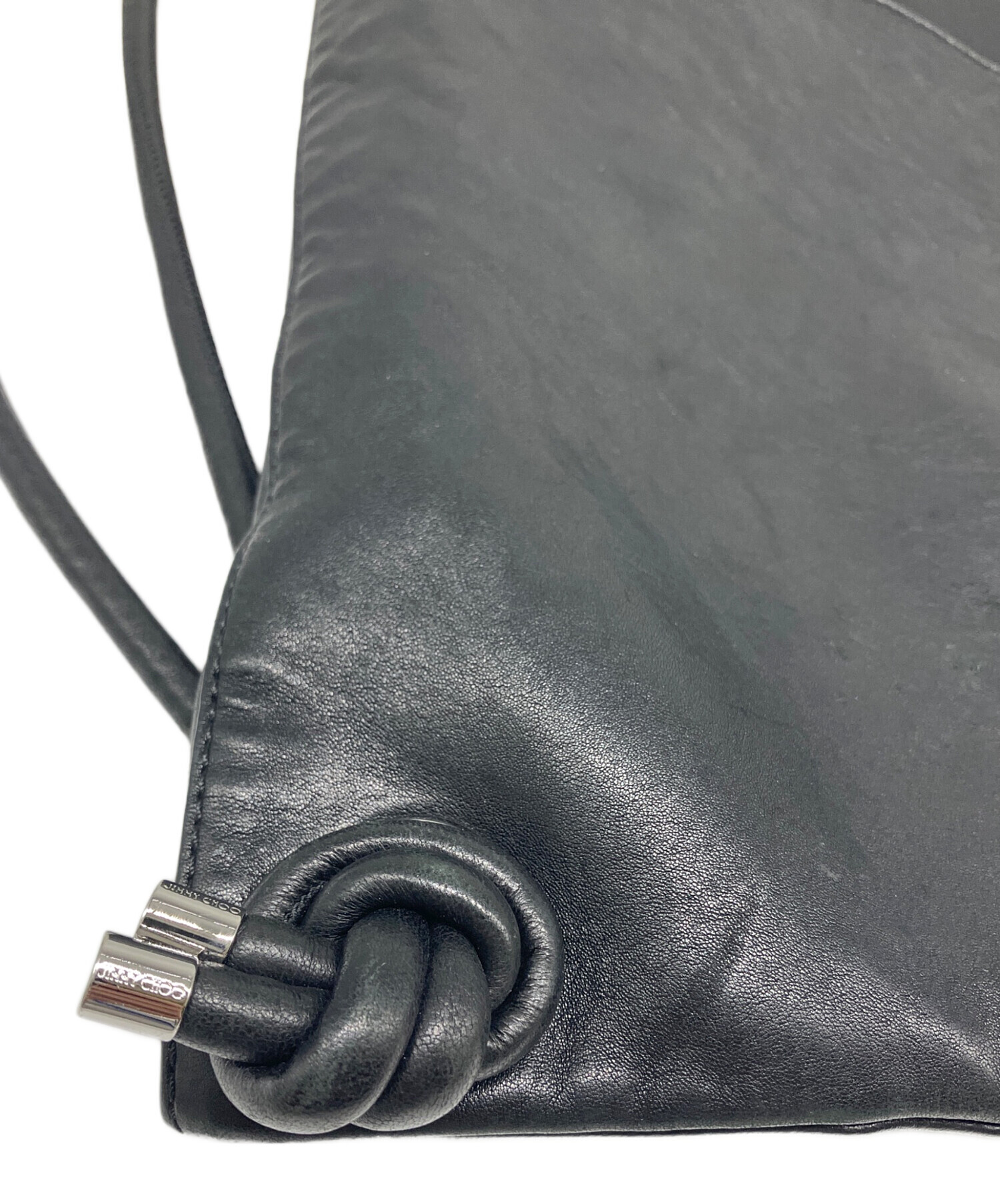 中古・古着通販】JIMMY CHOO (ジミーチュウ) ナップサック ブラック