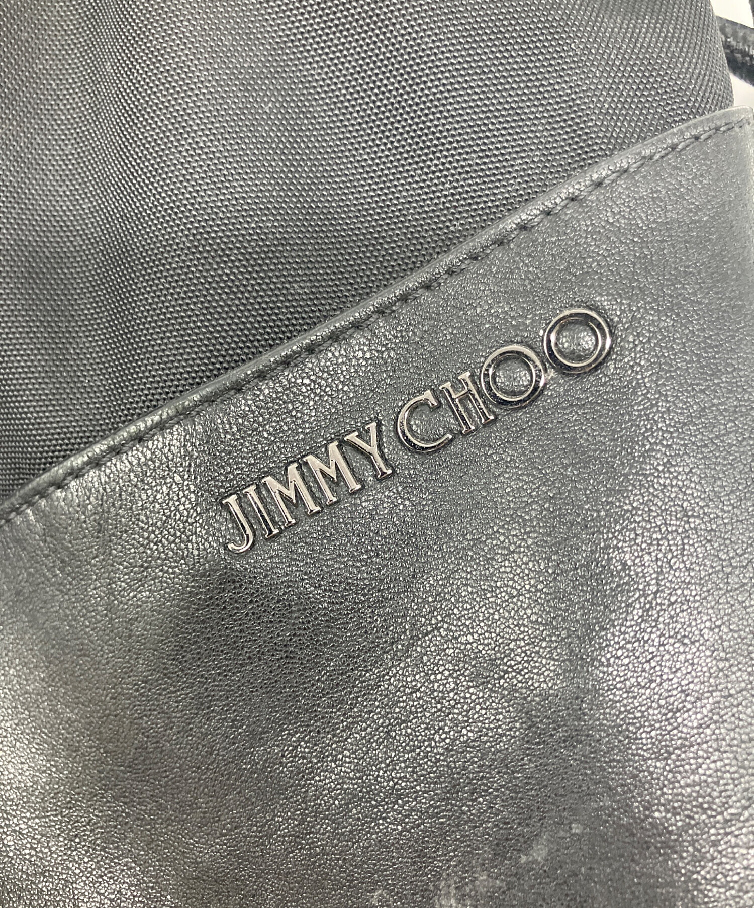 中古・古着通販】JIMMY CHOO (ジミーチュウ) ナップサック ブラック