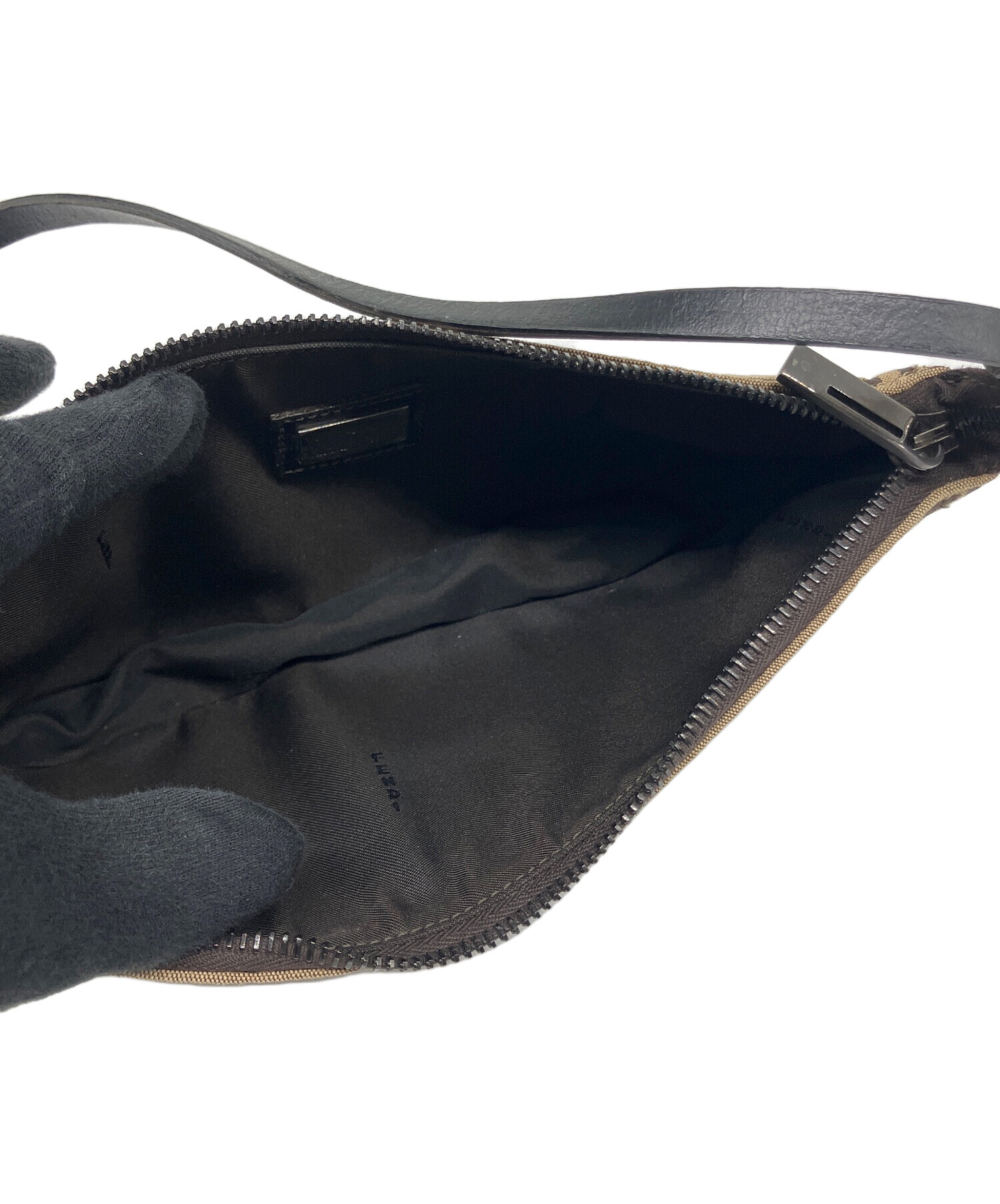 中古・古着通販】FENDI (フェンディ) ハンドバッグ ベージュ×ブラウン