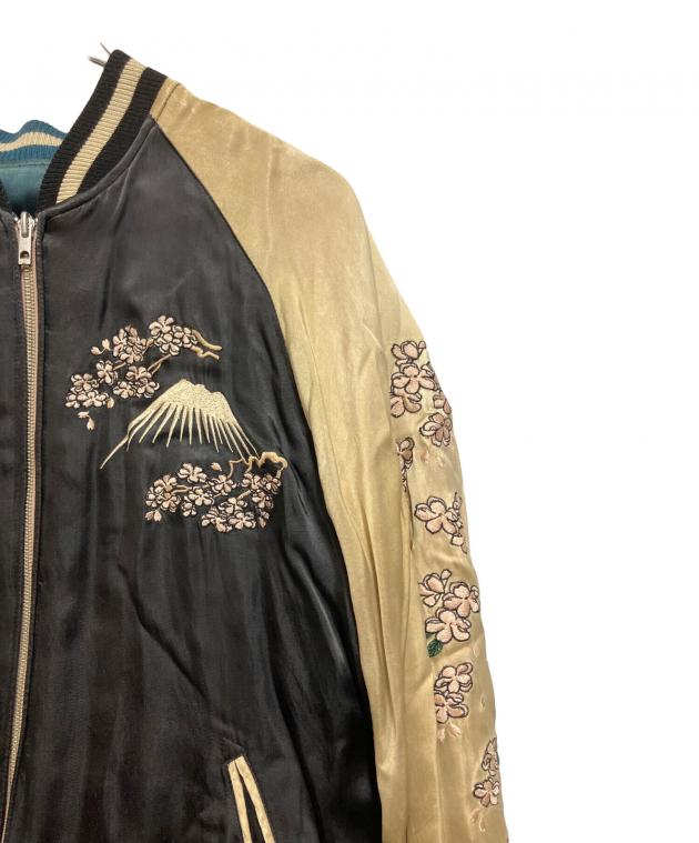 中古・古着通販】百花繚乱 (ヒャッカリョウラン) スカジャン ブラック