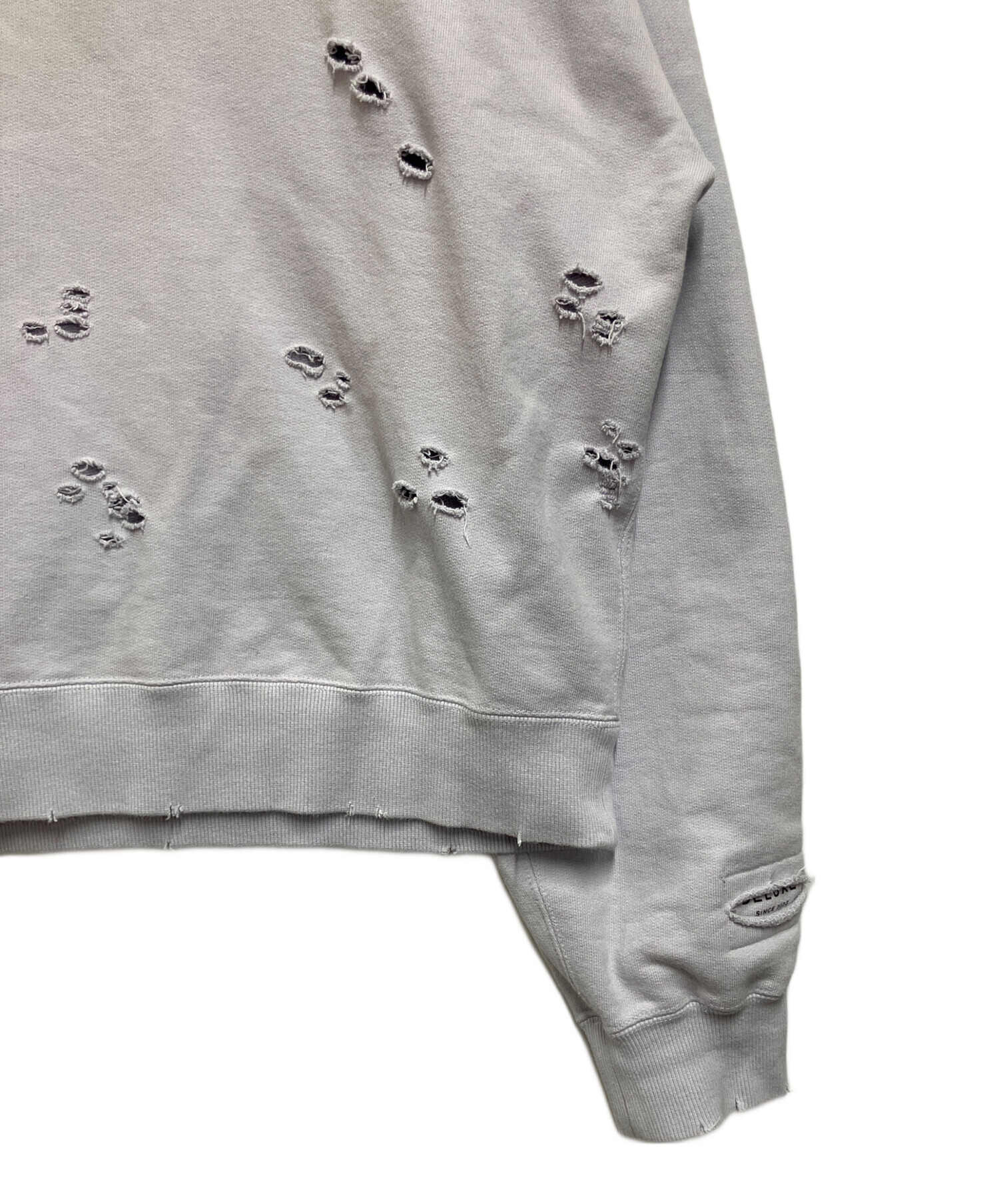 中古・古着通販】DELUXE (デラックス) ダメージ加工スウェット